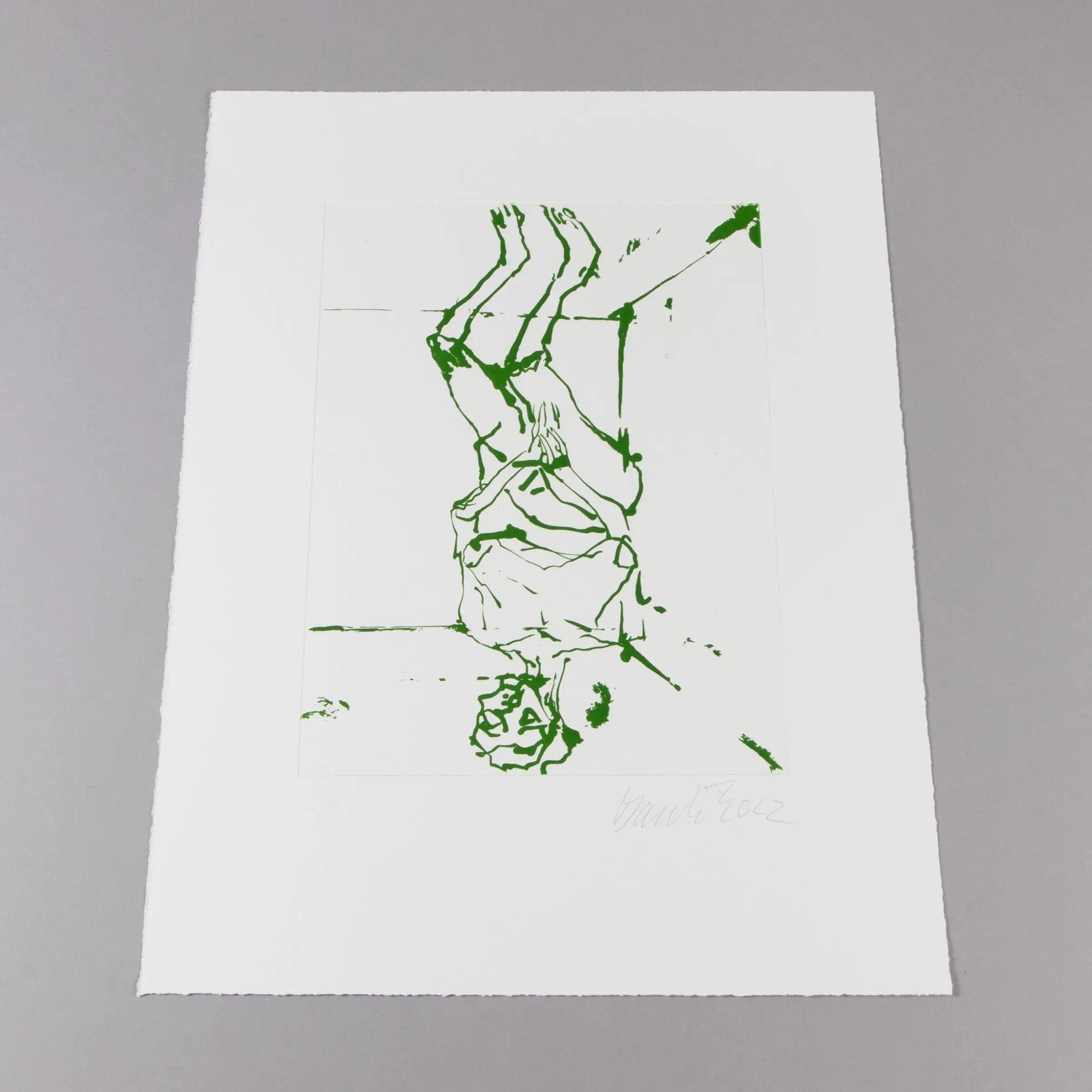 Georg Baselitz - Serpentine (Green)