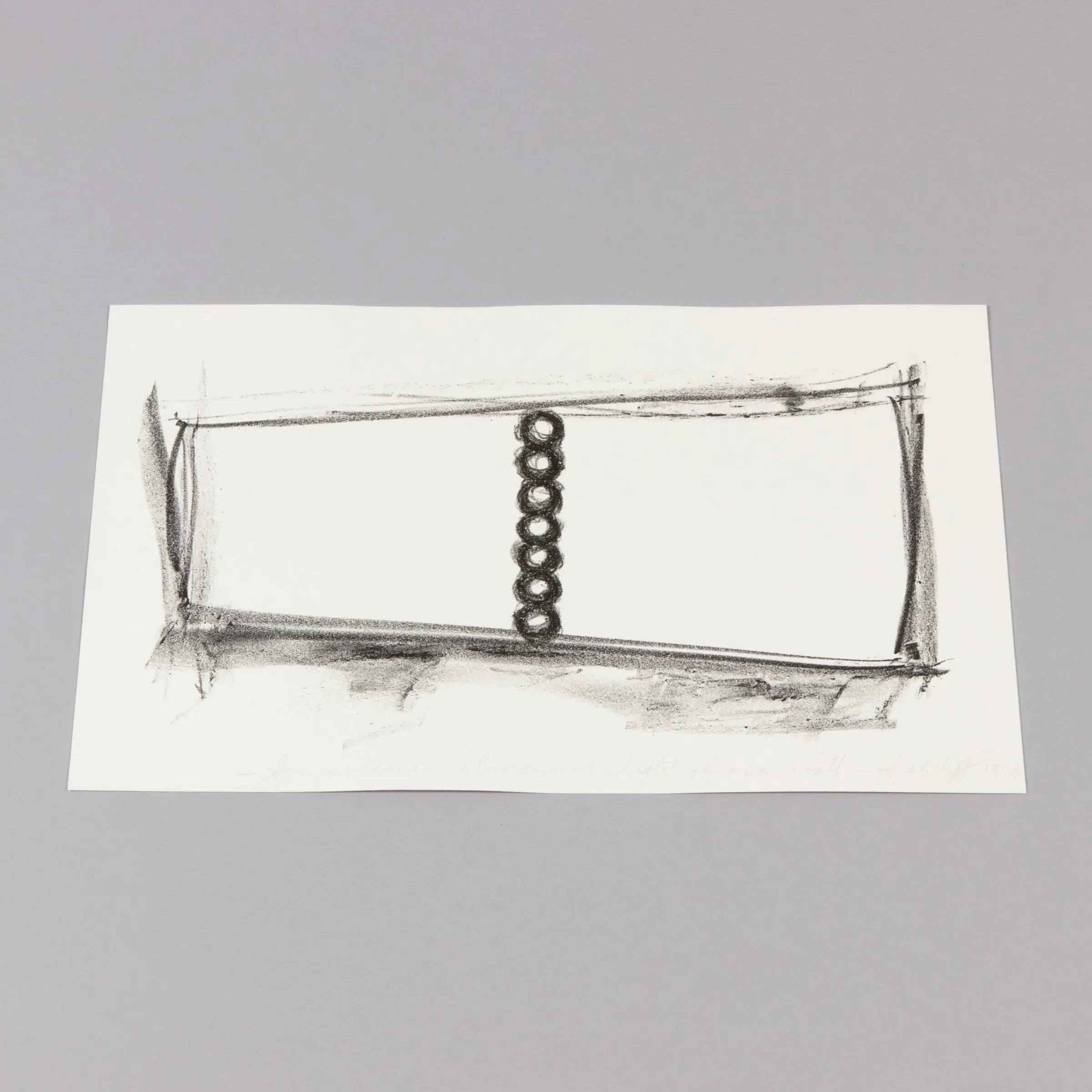 Dan Flavin - For Circular Fluorescent Light Of One Wall