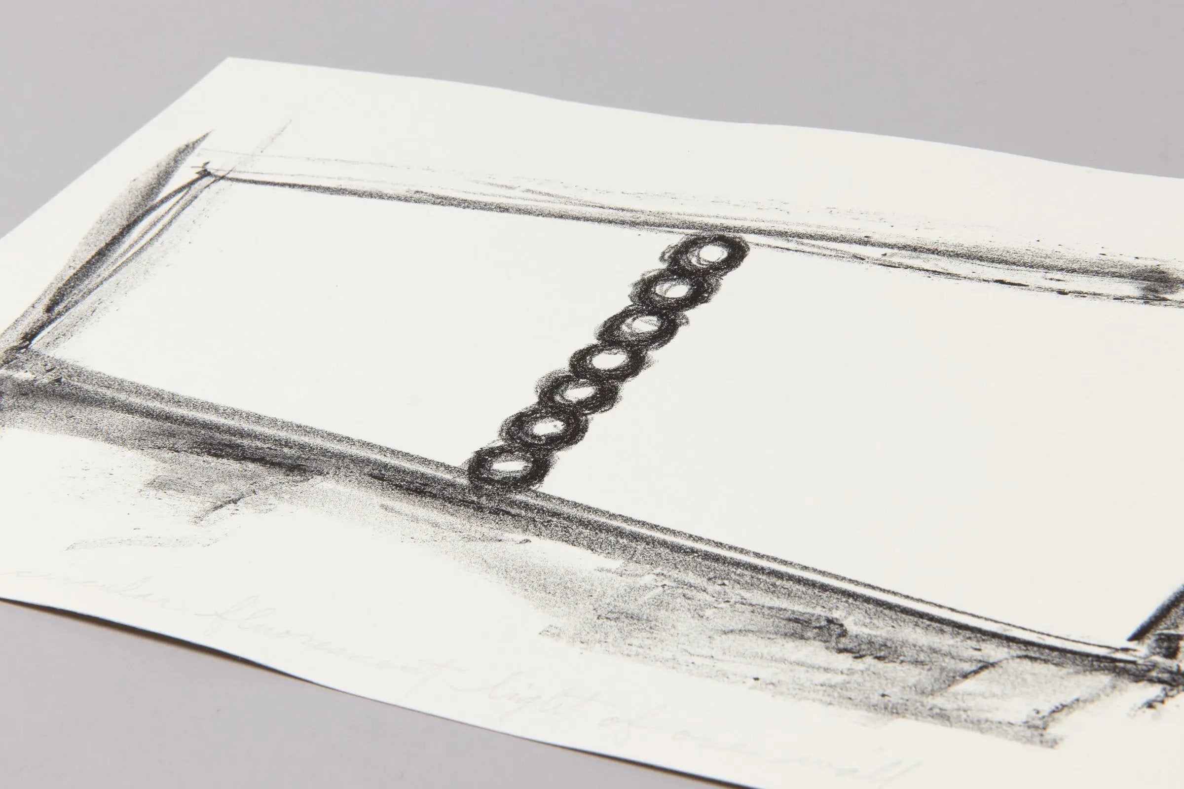 Dan Flavin - For Circular Fluorescent Light Of One Wall