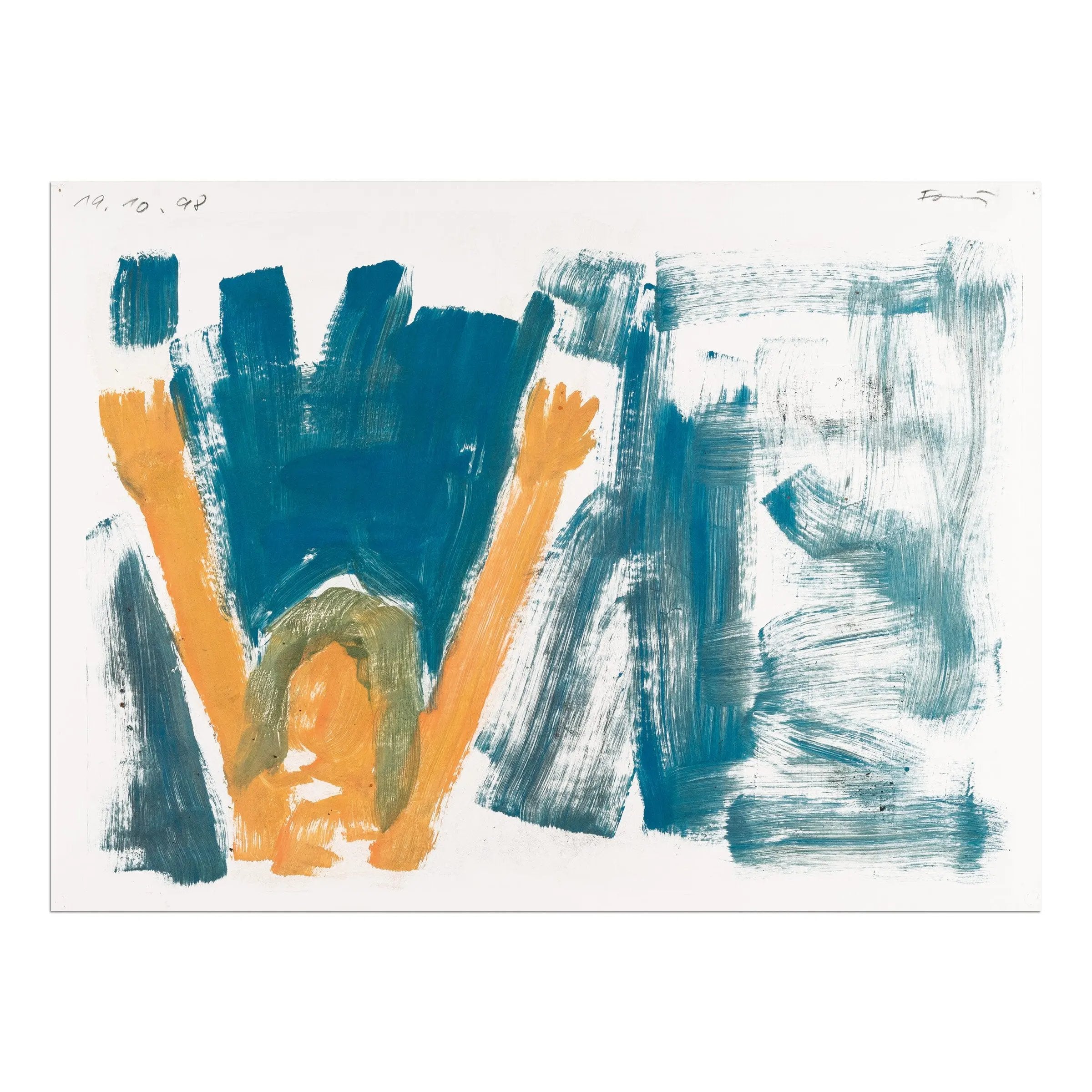 Günther Förg – Untitled Monotype (1998)