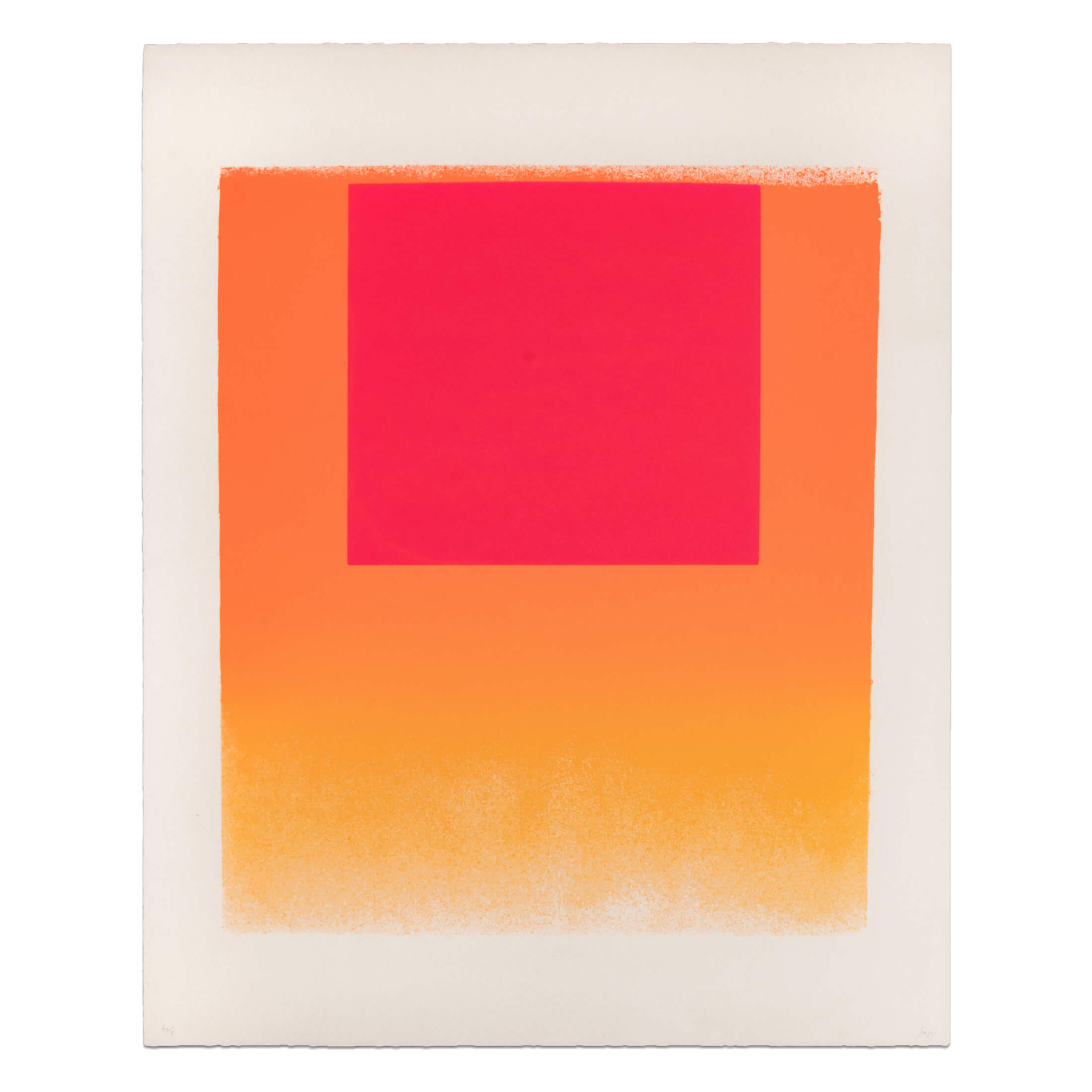 Rupprecht Geiger – Leuchtrot Orange - Leuchtrot Warm