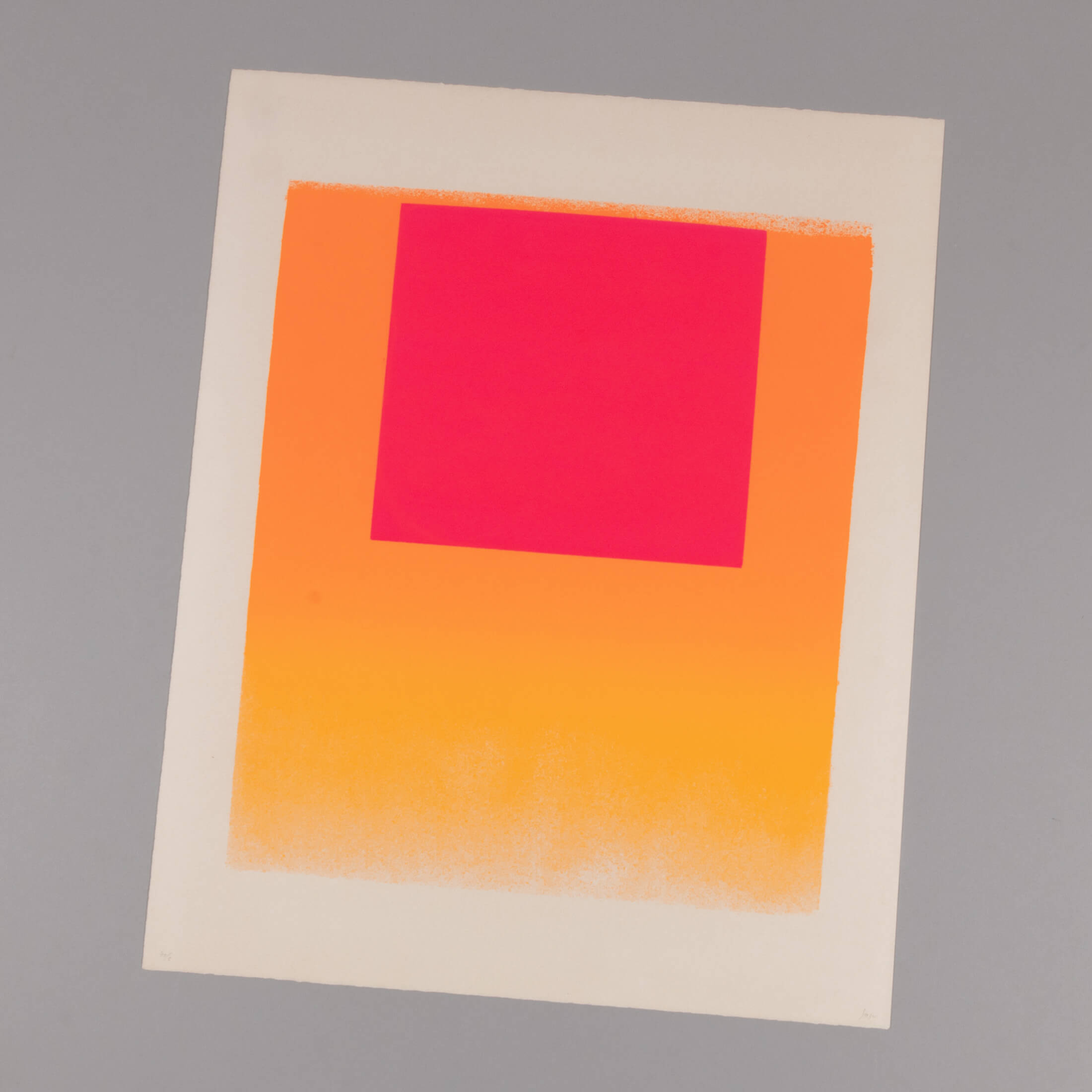 Rupprecht Geiger – Leuchtrot Orange - Leuchtrot Warm