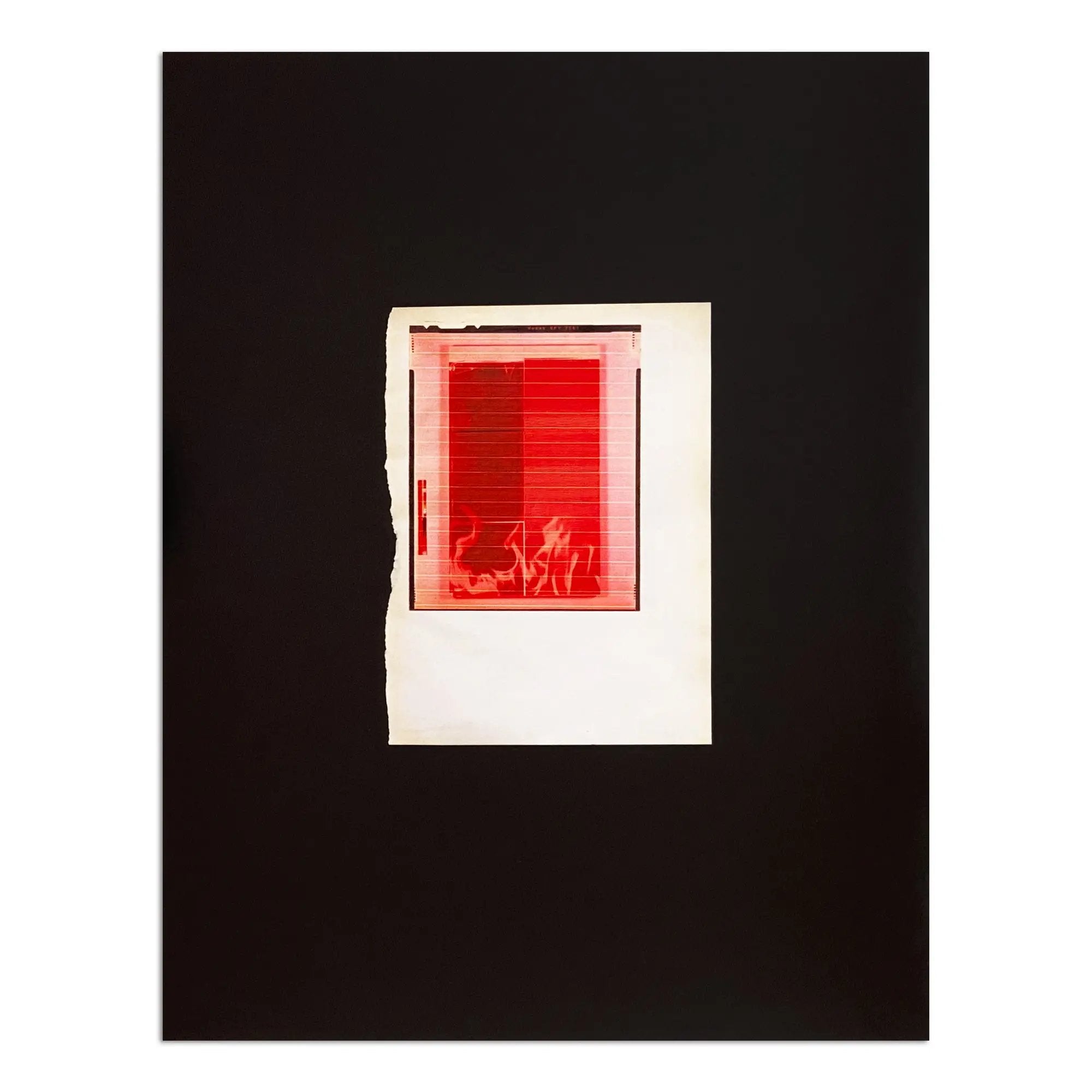 Wade Guyton - Red Fire for SMC