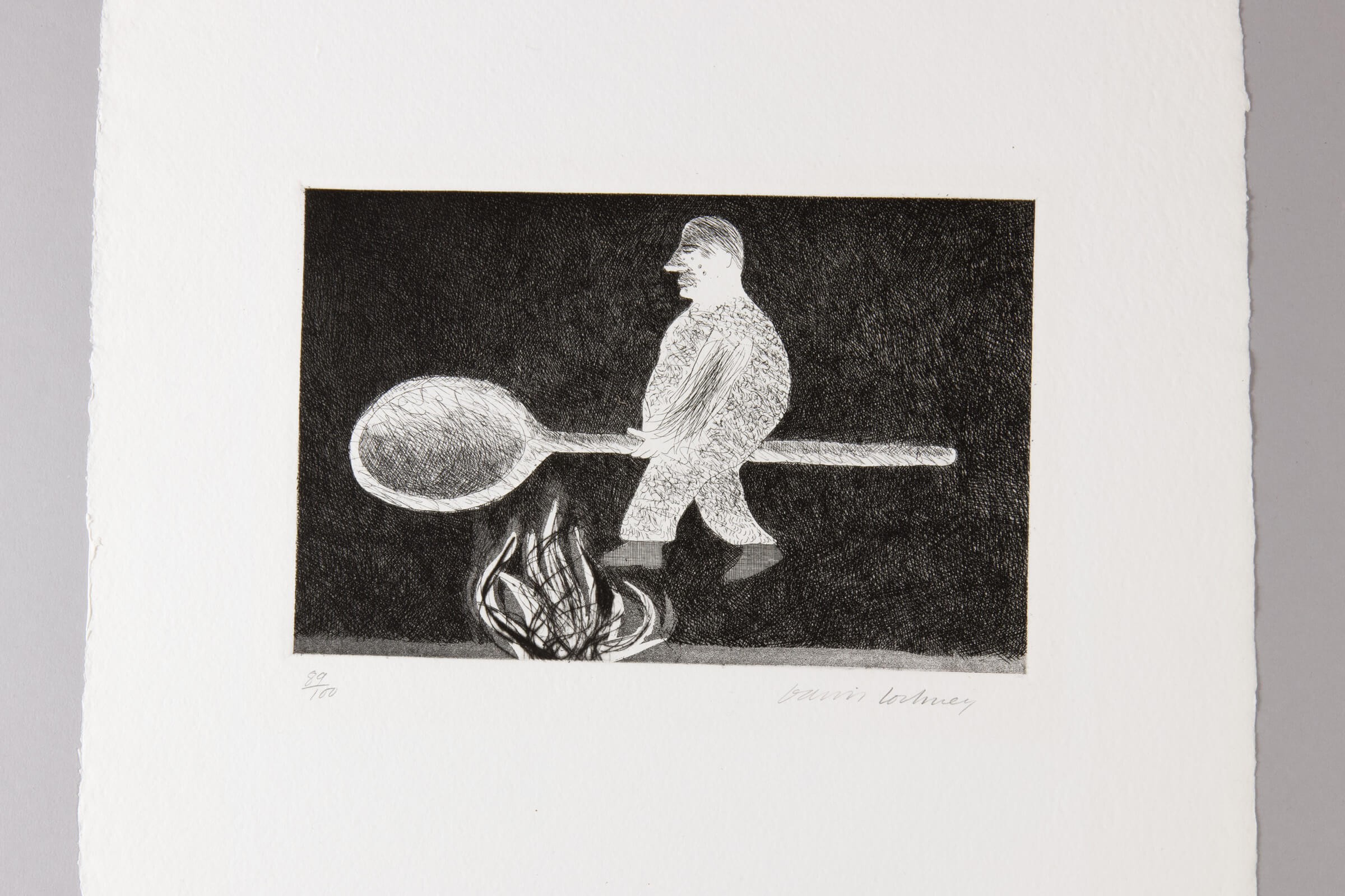 David Hockney - Riding Around on a Cooking Spoon