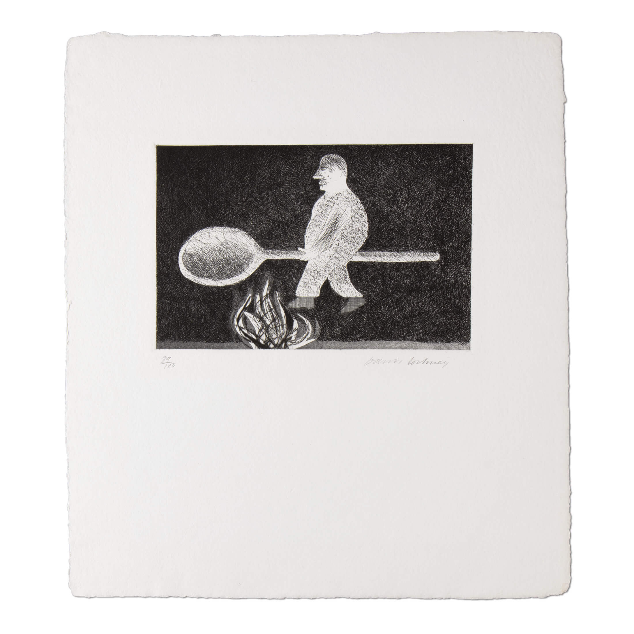 David Hockney - Riding Around on a Cooking Spoon