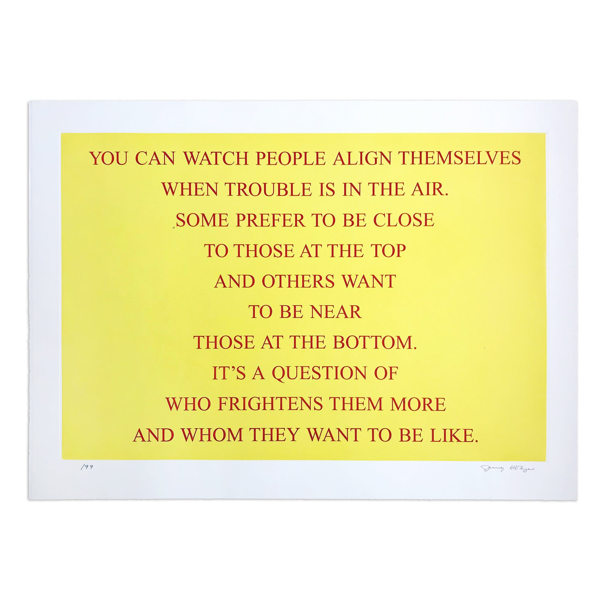 Jenny Holzer – Selection from Living