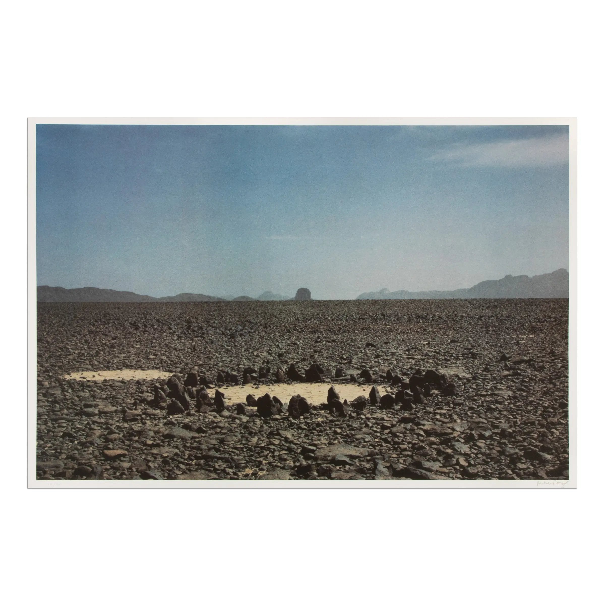 Richard Long - Two Sahara Works