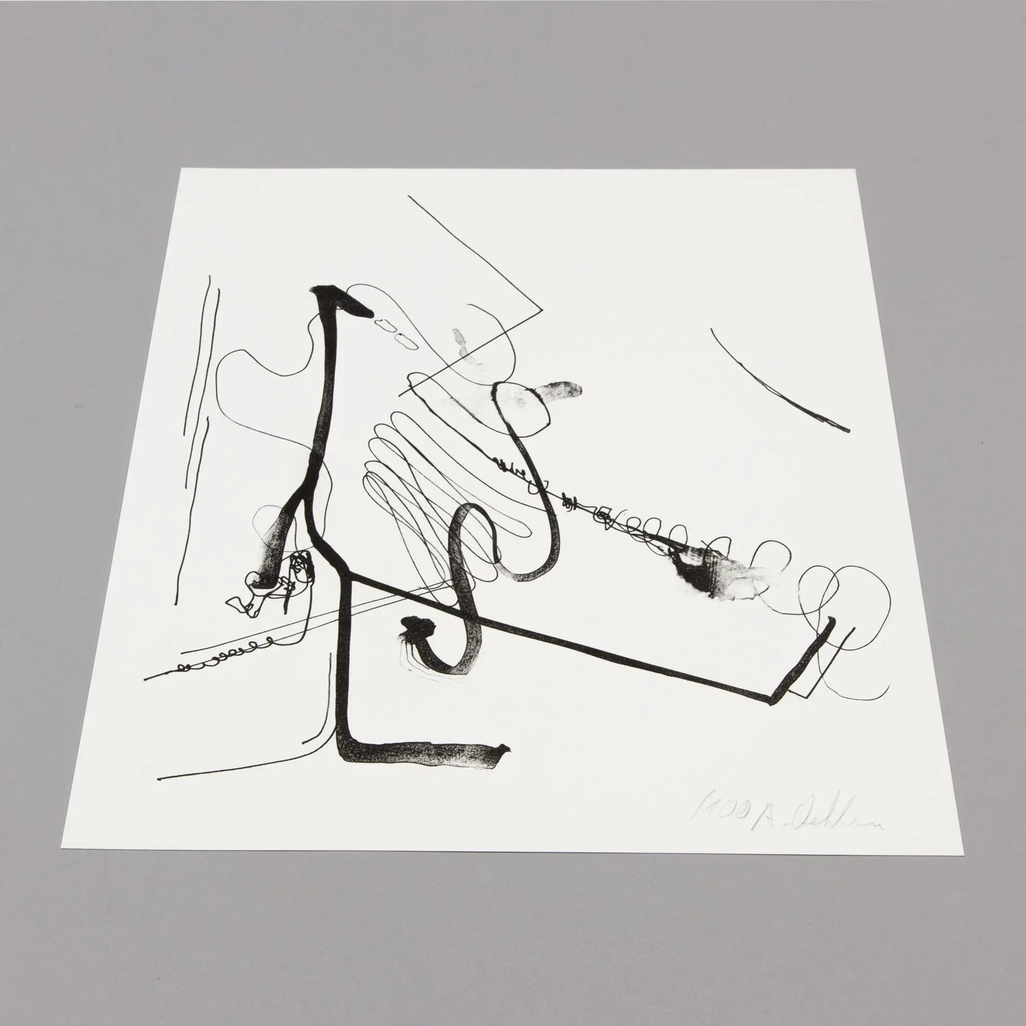 Albert Oehlen - Meditation über Bürokratische Tendenzen