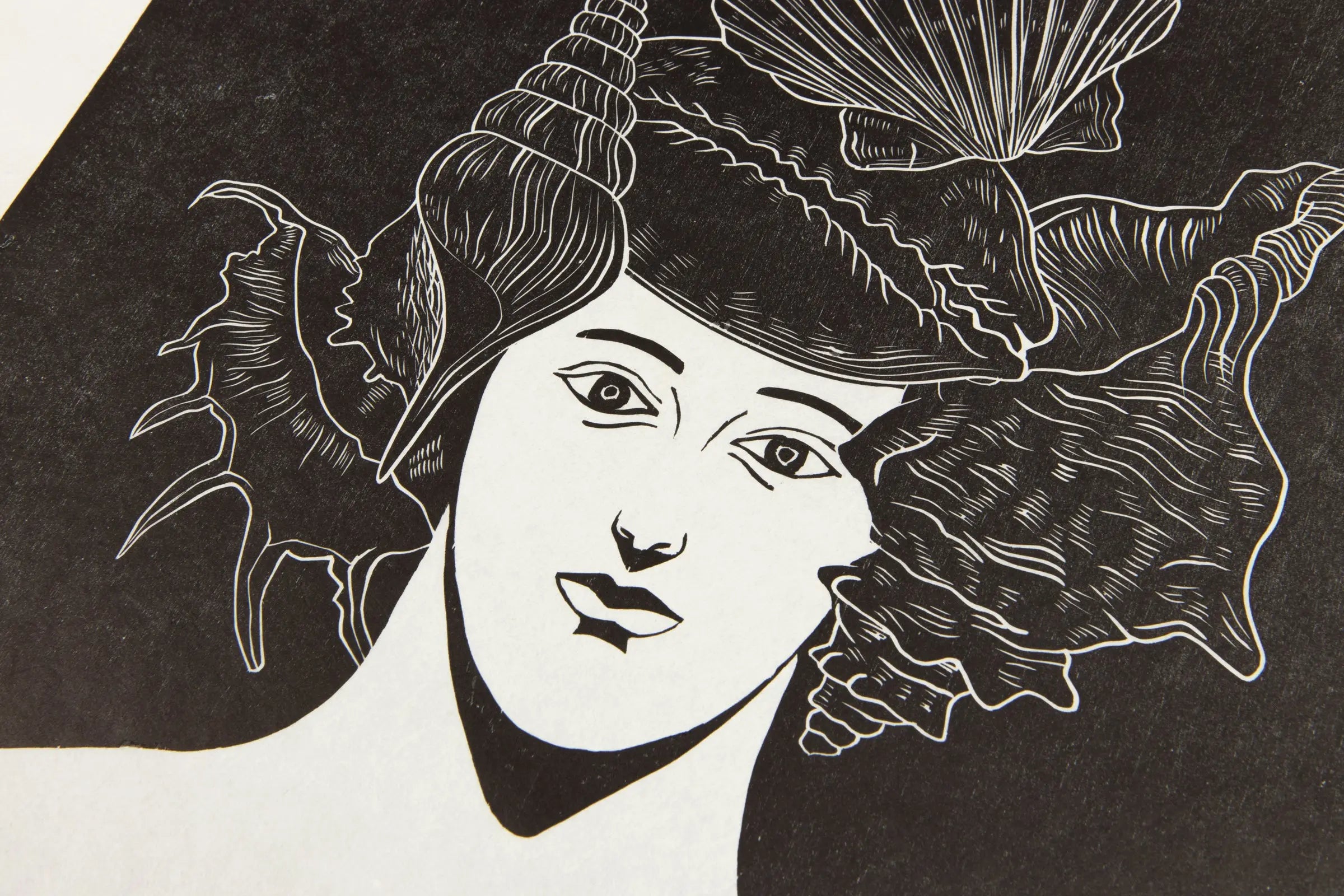 Nicolas Party - Portrait with Shells