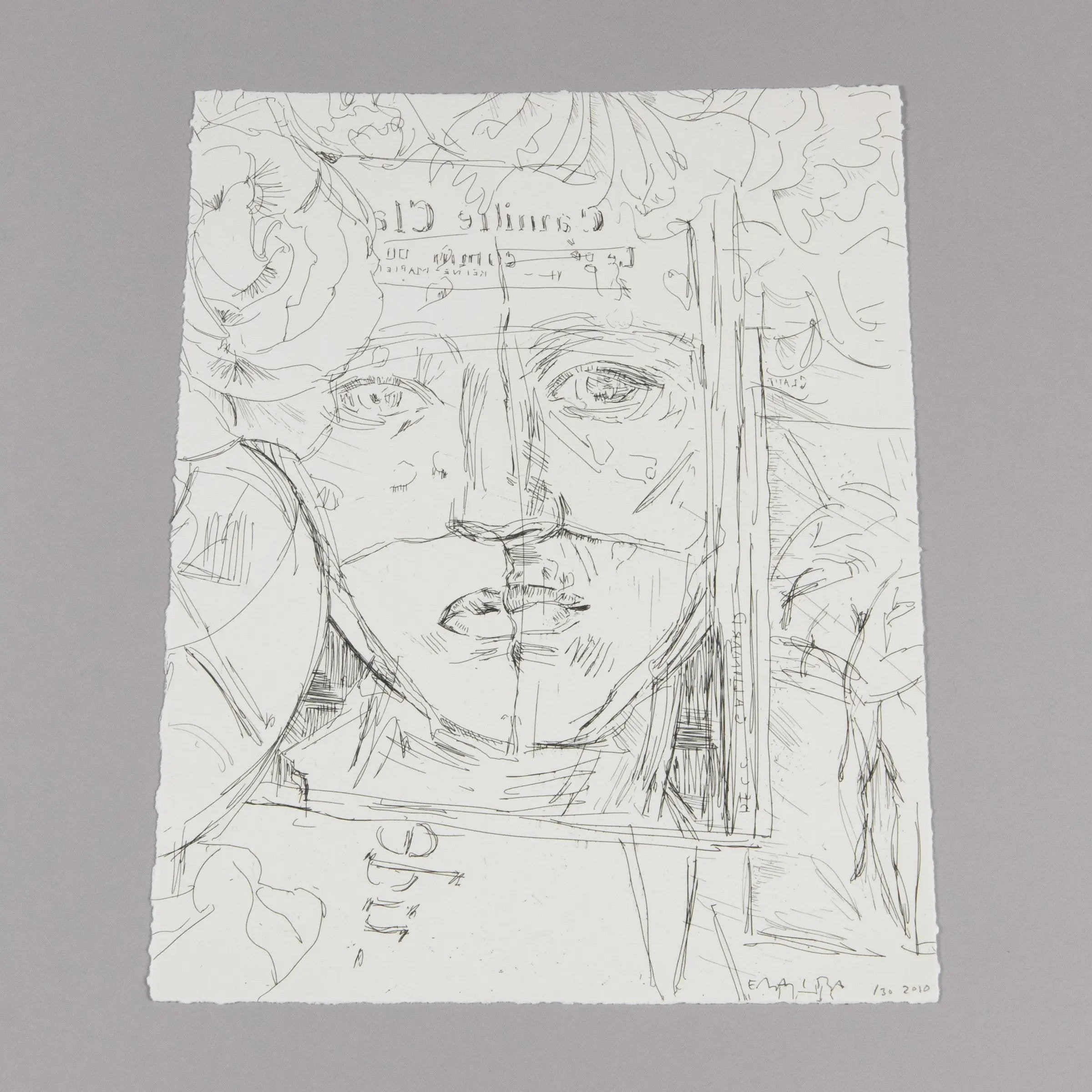 Elizabeth Peyton - Camille Claudel Flowers and Books