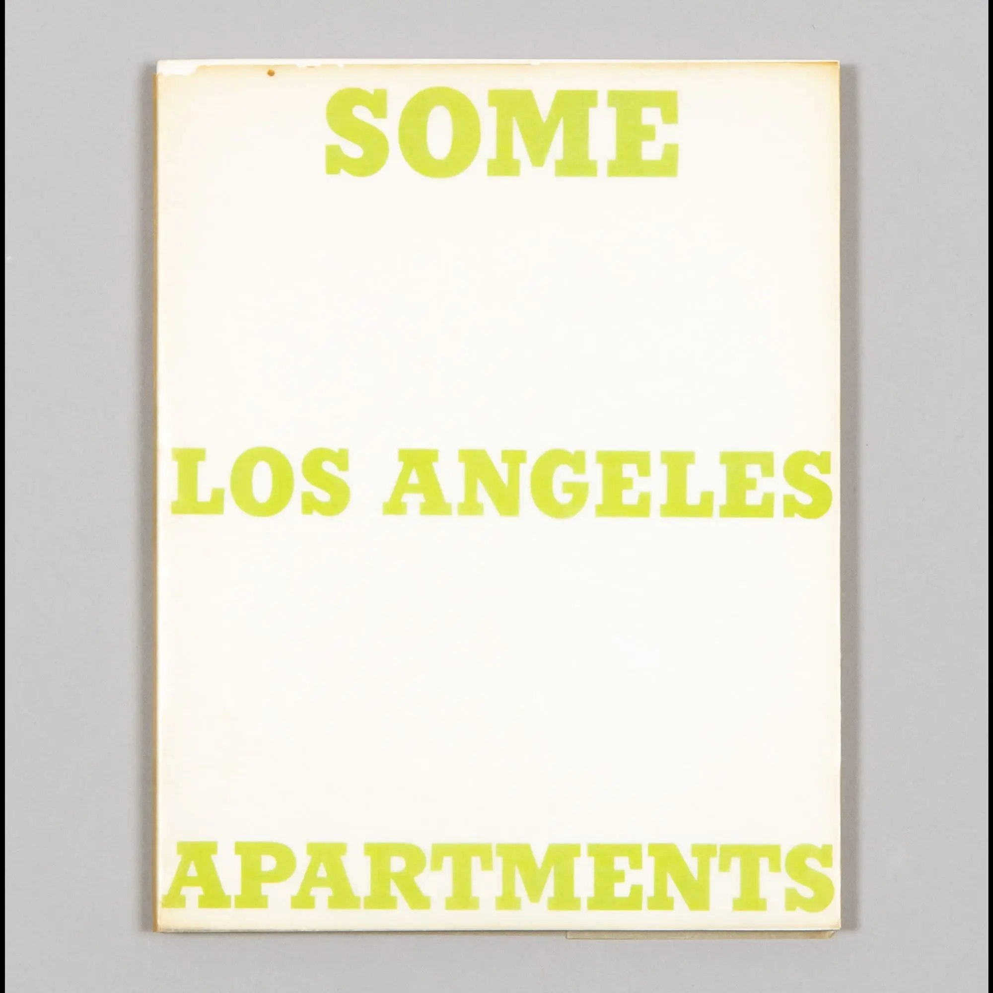 Ed Ruscha - Some Los Angeles Apartments