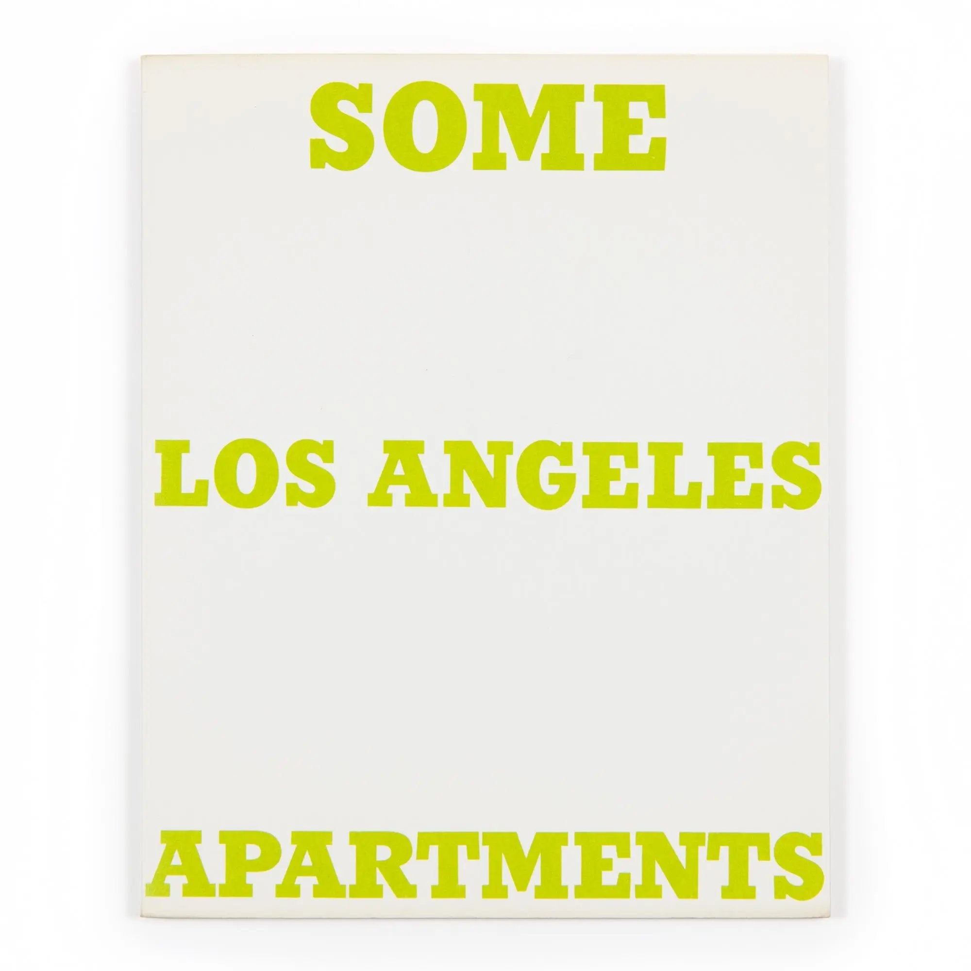 Ed Ruscha - Some Los Angeles Apartments