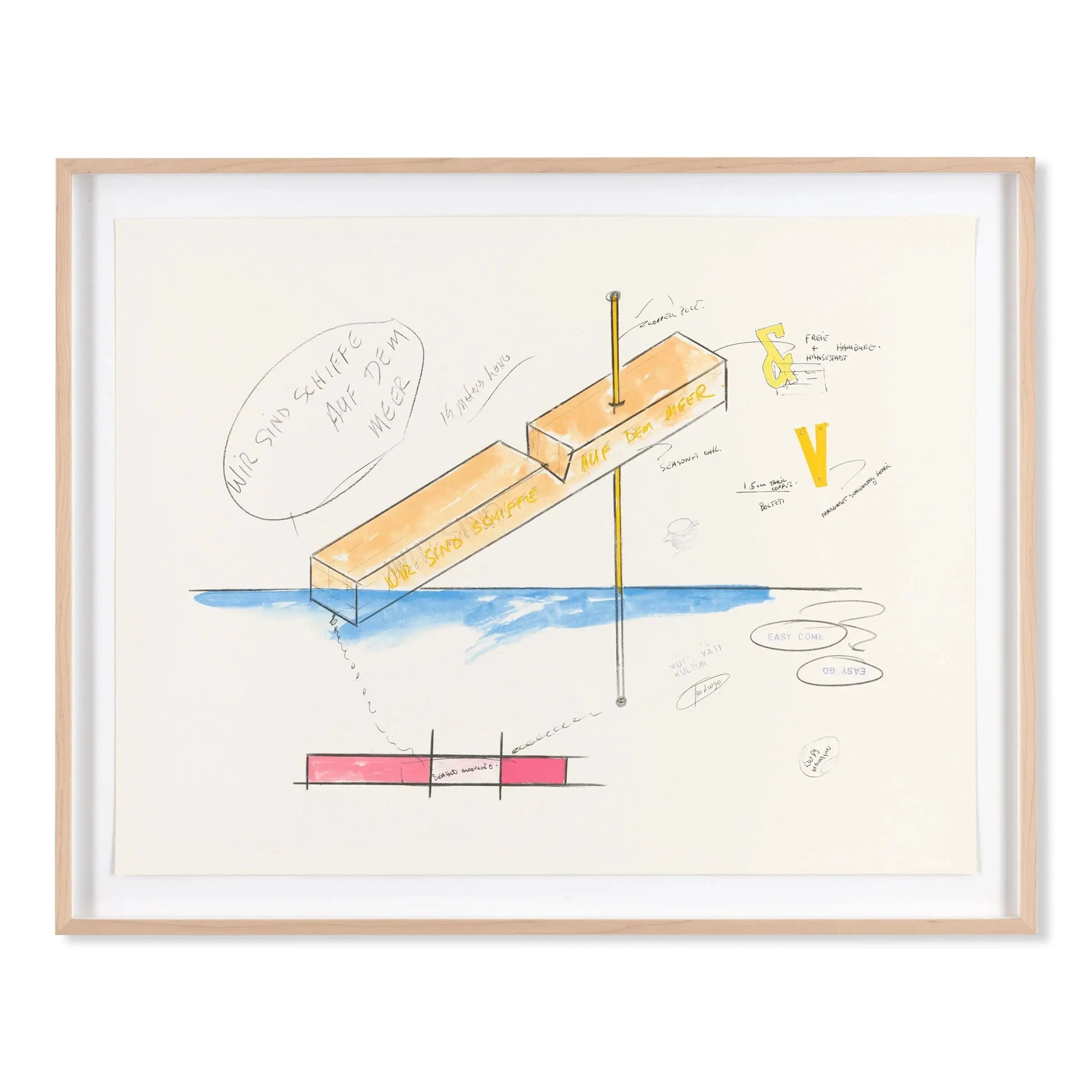 Lawrence Weiner - Wir sind keine Enten auf dem Teich