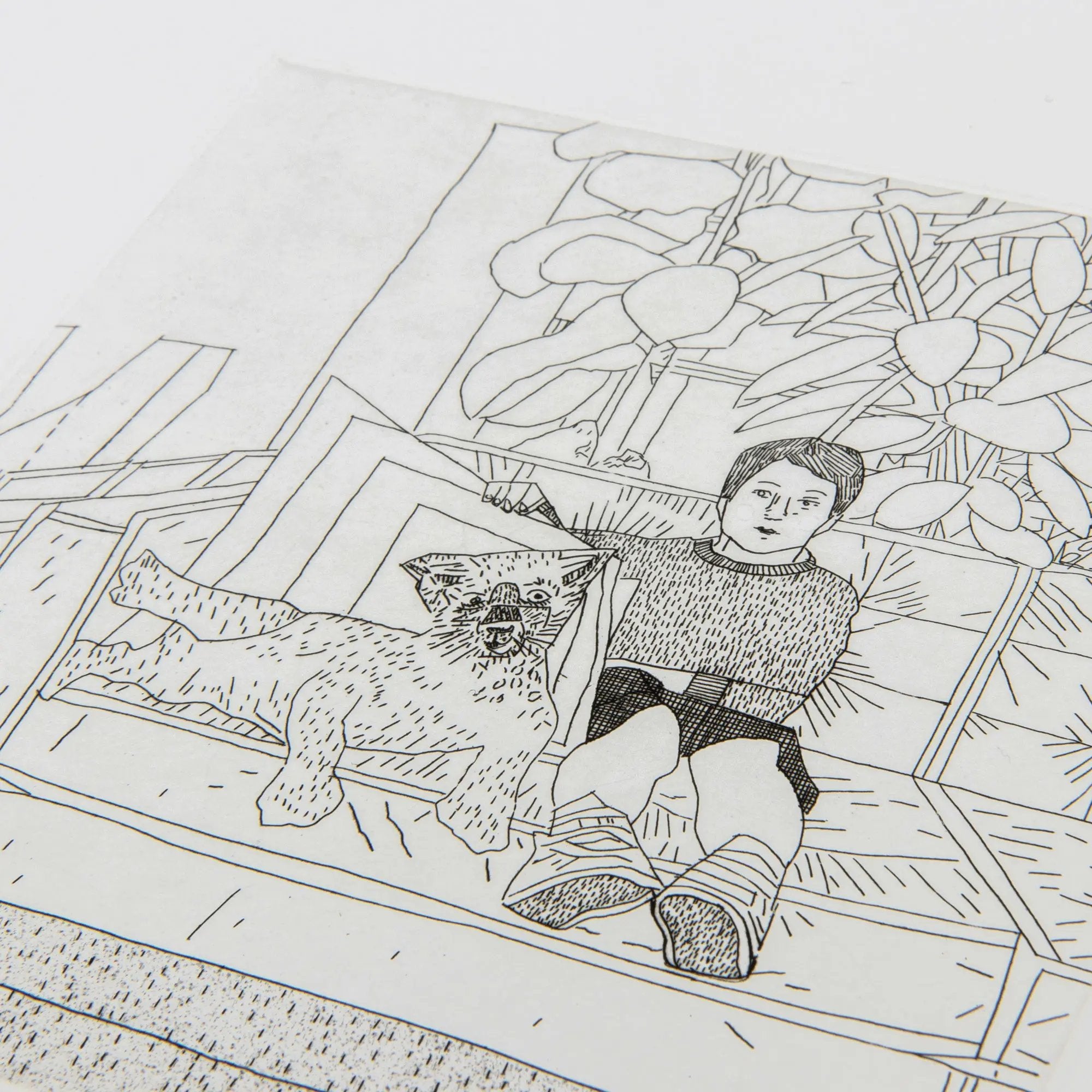 Jonas Wood - Kiki and Leopard