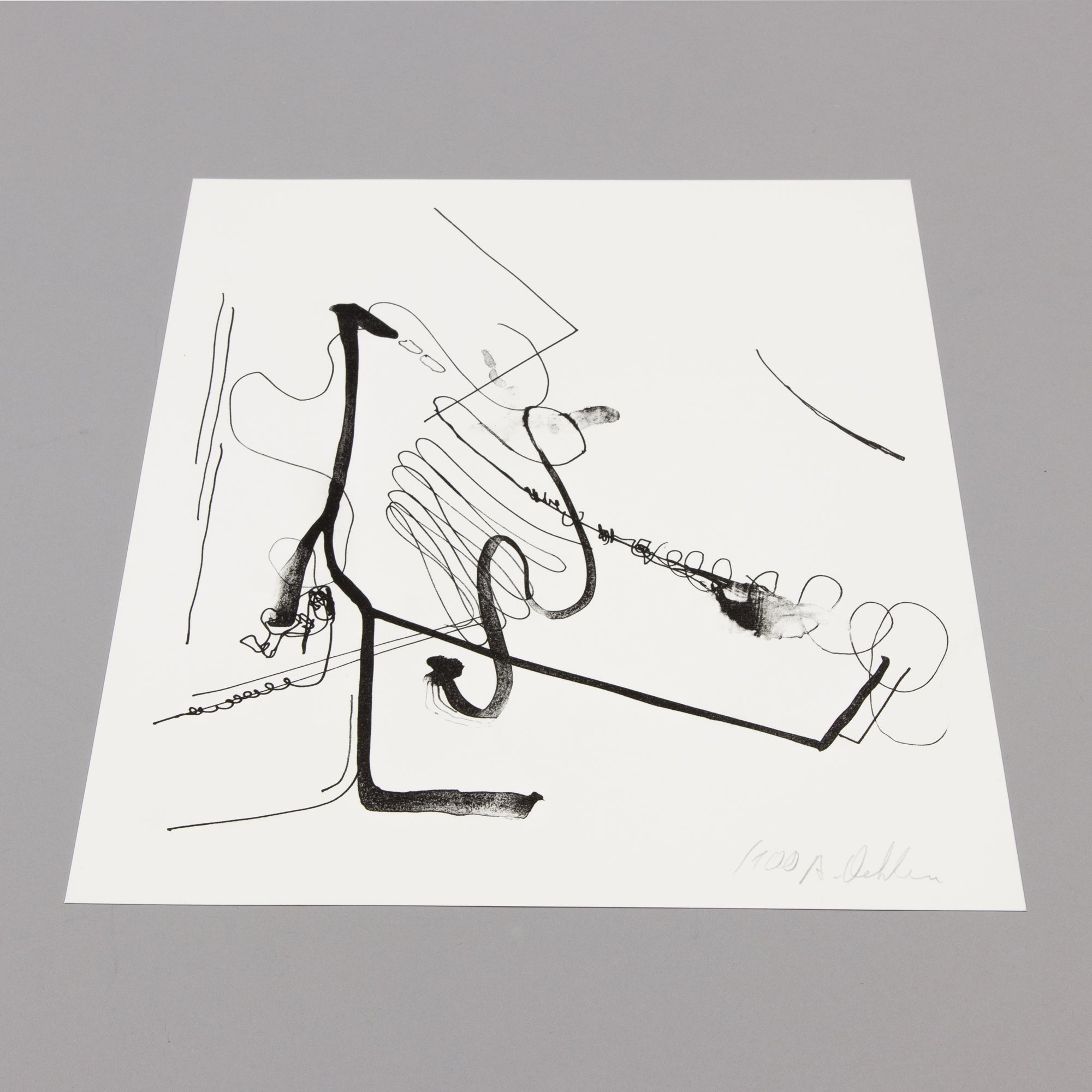 Albert Oehlen - Meditation über Bürokratische Tendenzen