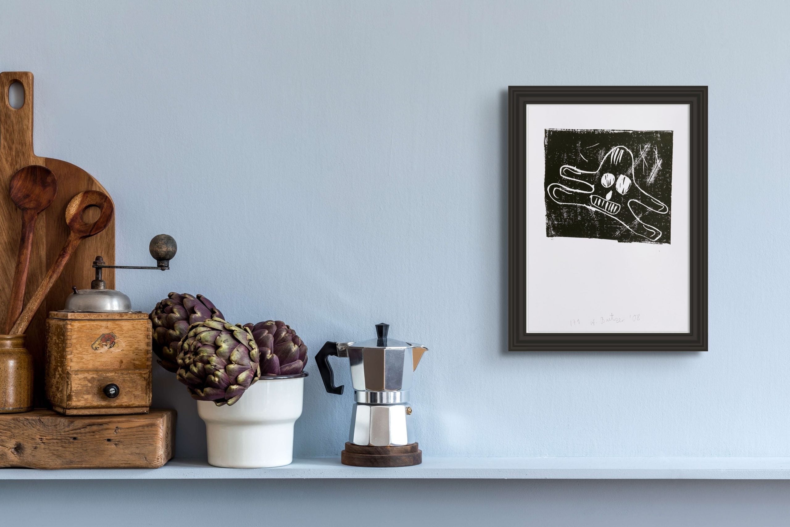 André Butzer - Untitled (Wanderer)