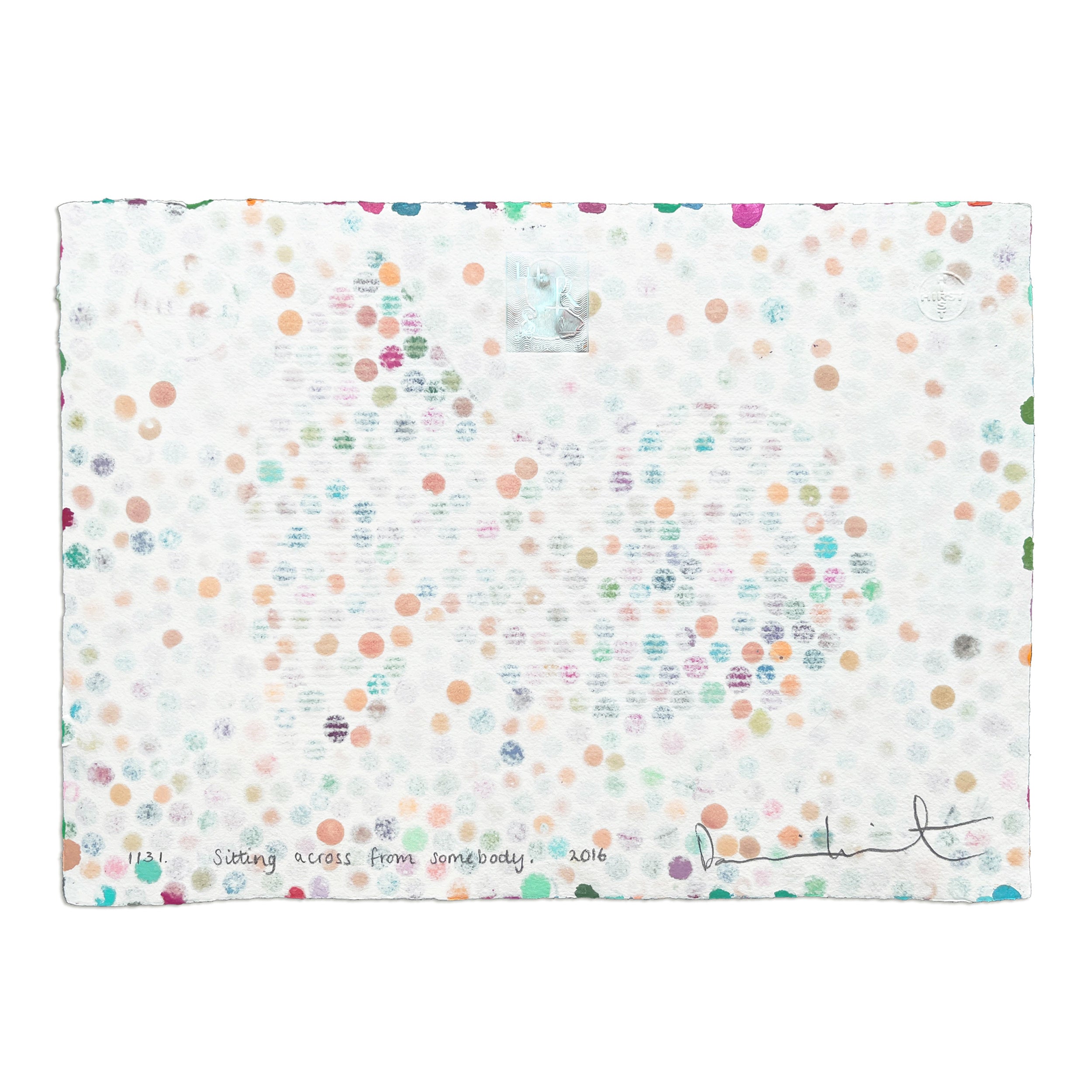 Damien Hirst - Sitting Across from Somebody (The Currency)