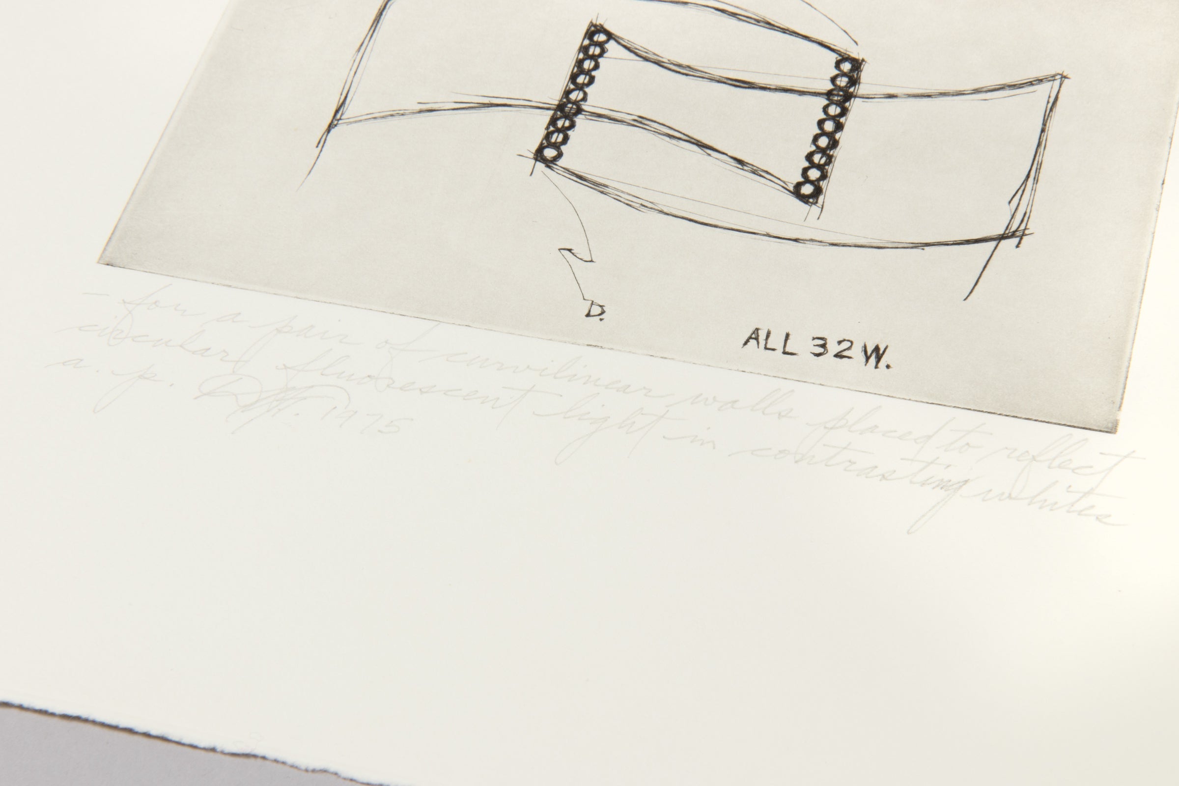 Dan Flavin – For a pair of curvilinear walls