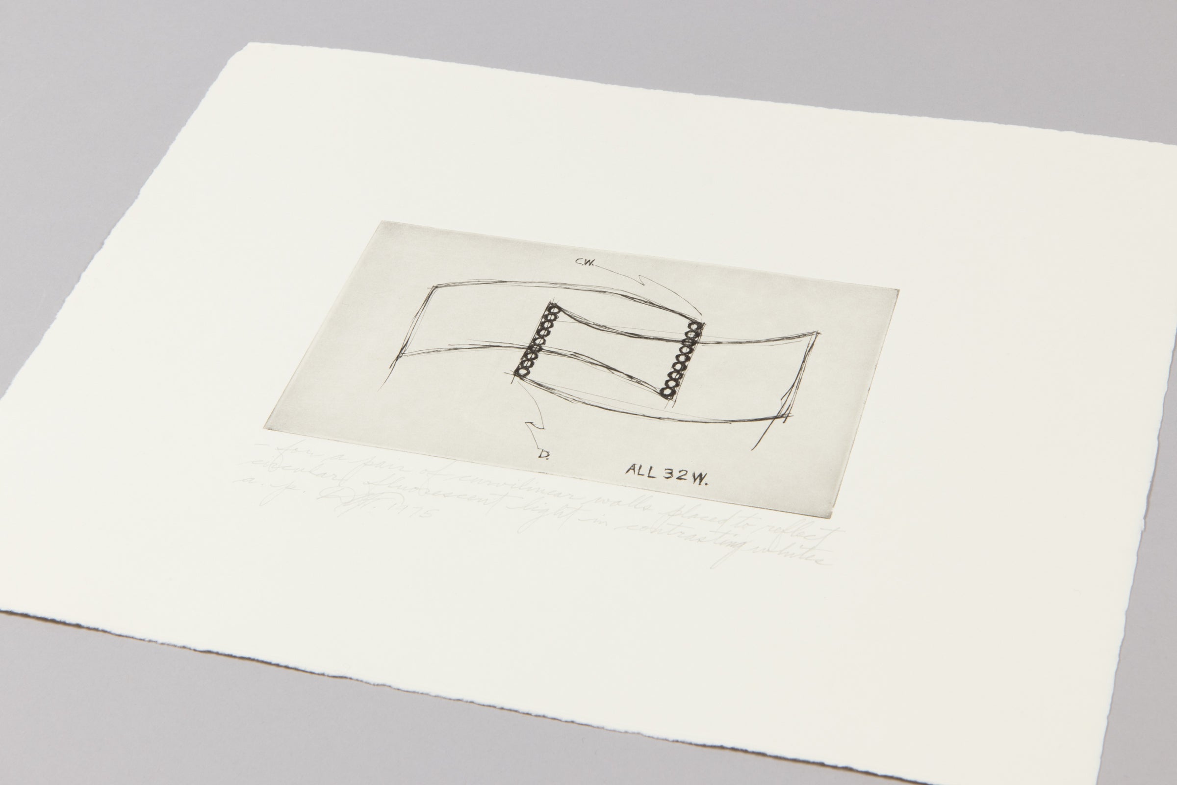 Dan Flavin – For a pair of curvilinear walls