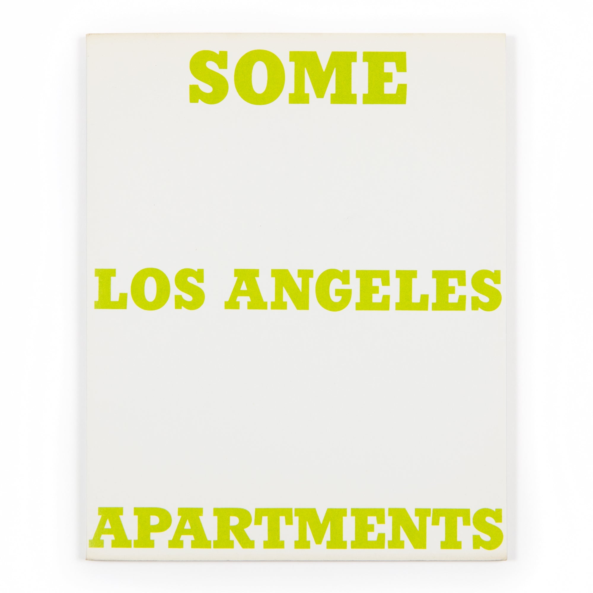 Ed Ruscha - Some Los Angeles Apartments
