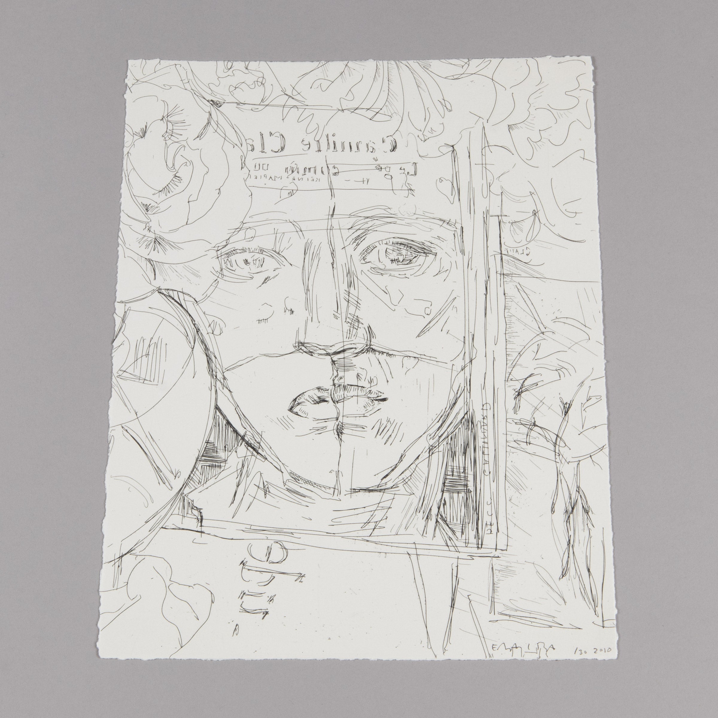 Elizabeth Peyton - Camille Claudel Flowers and Books