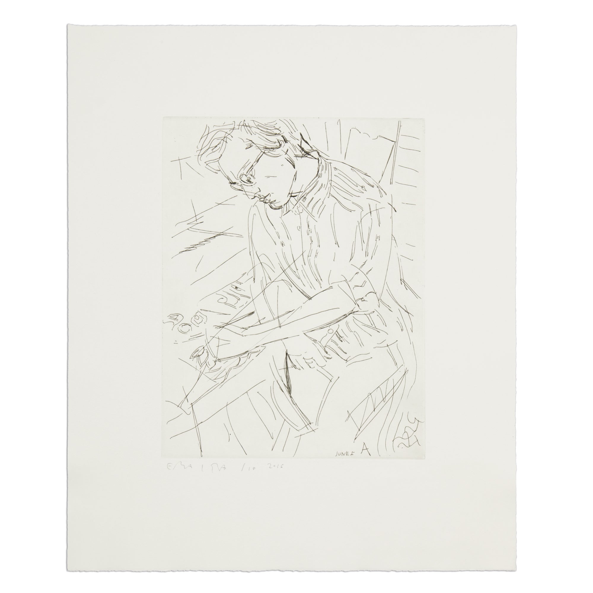 Elizabeth Peyton - Portrait of Alexander Tovborg