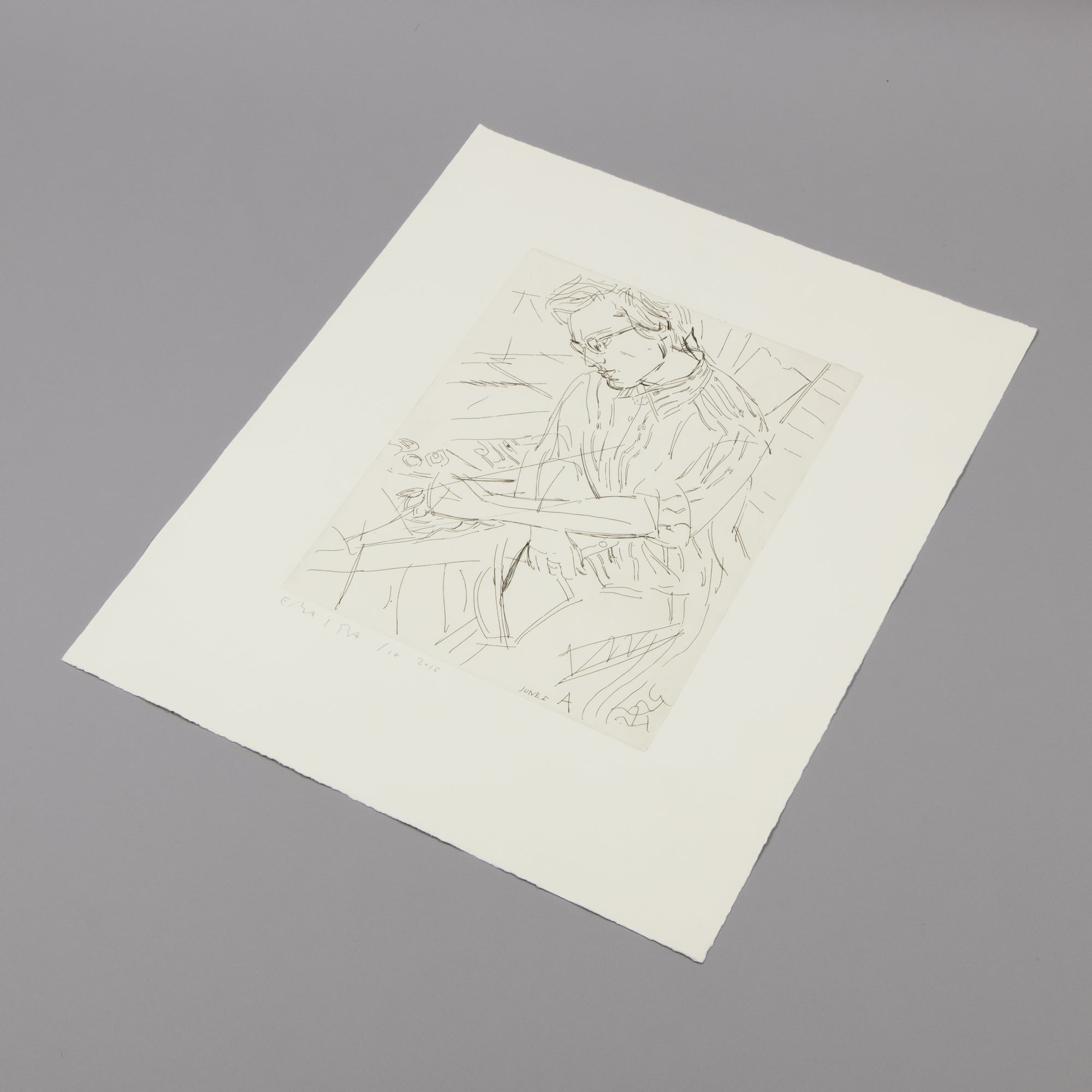 Elizabeth Peyton - Portrait of Alexander Tovborg