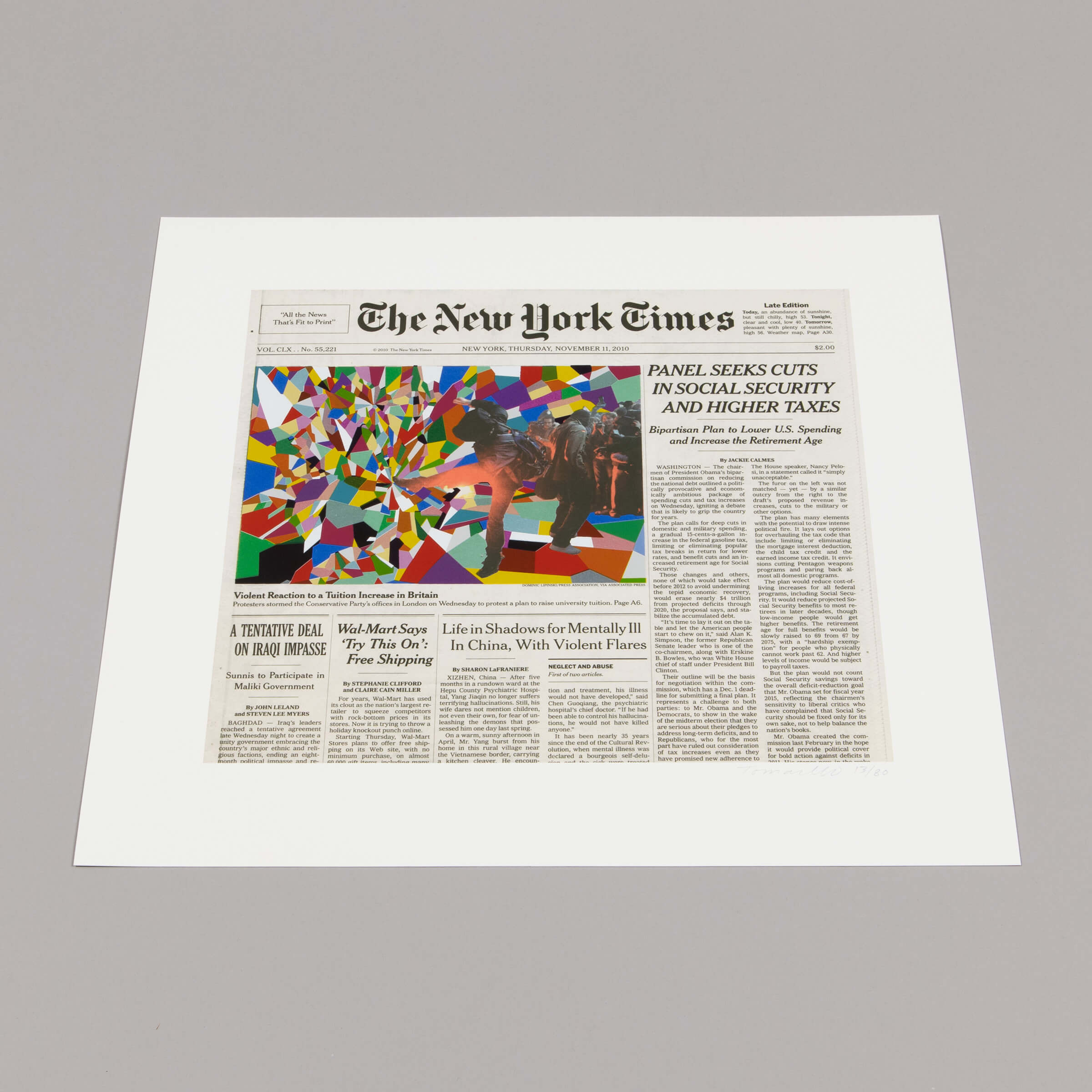 Fred Tomaselli – Nov. 11, 2010