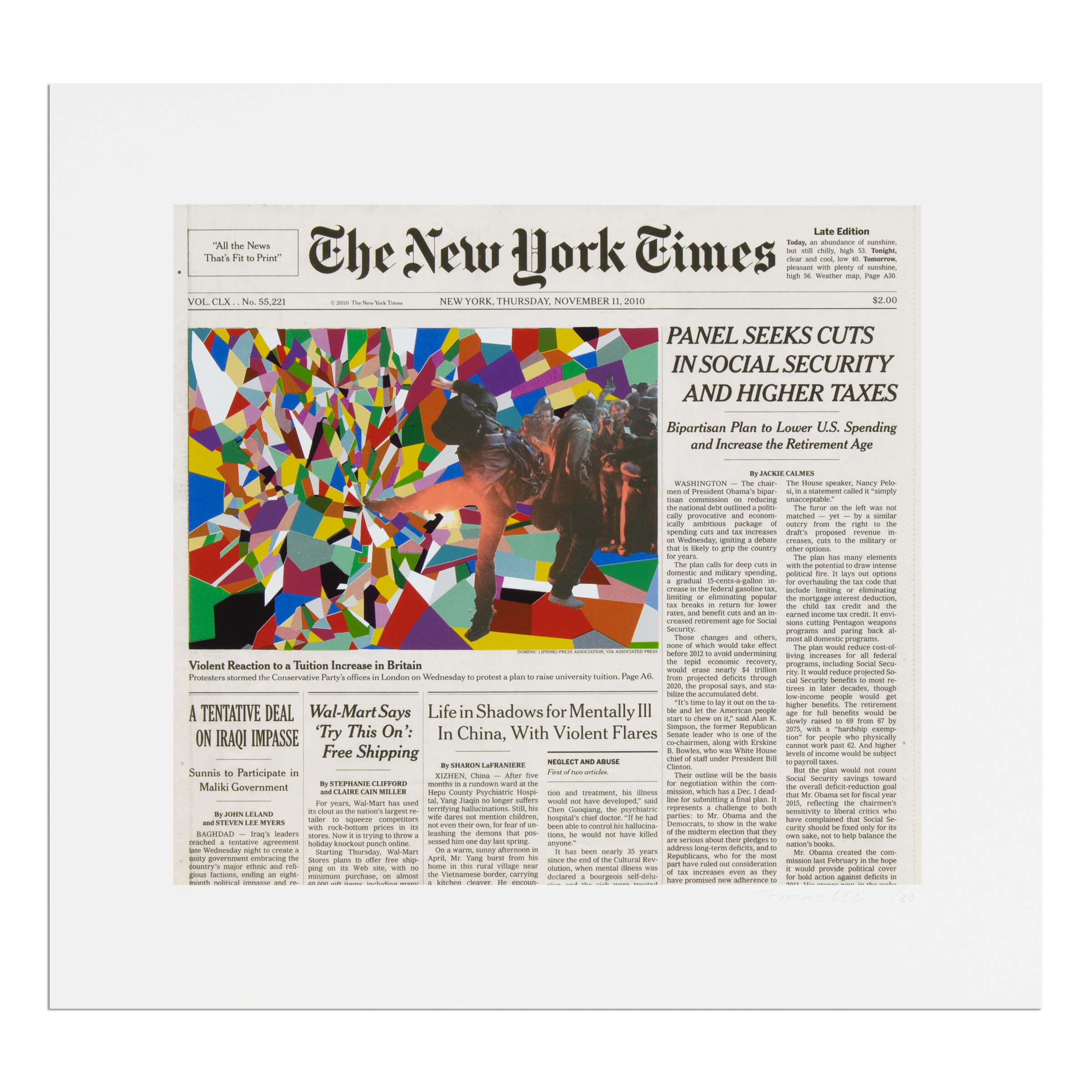 Fred Tomaselli – Nov. 11, 2010