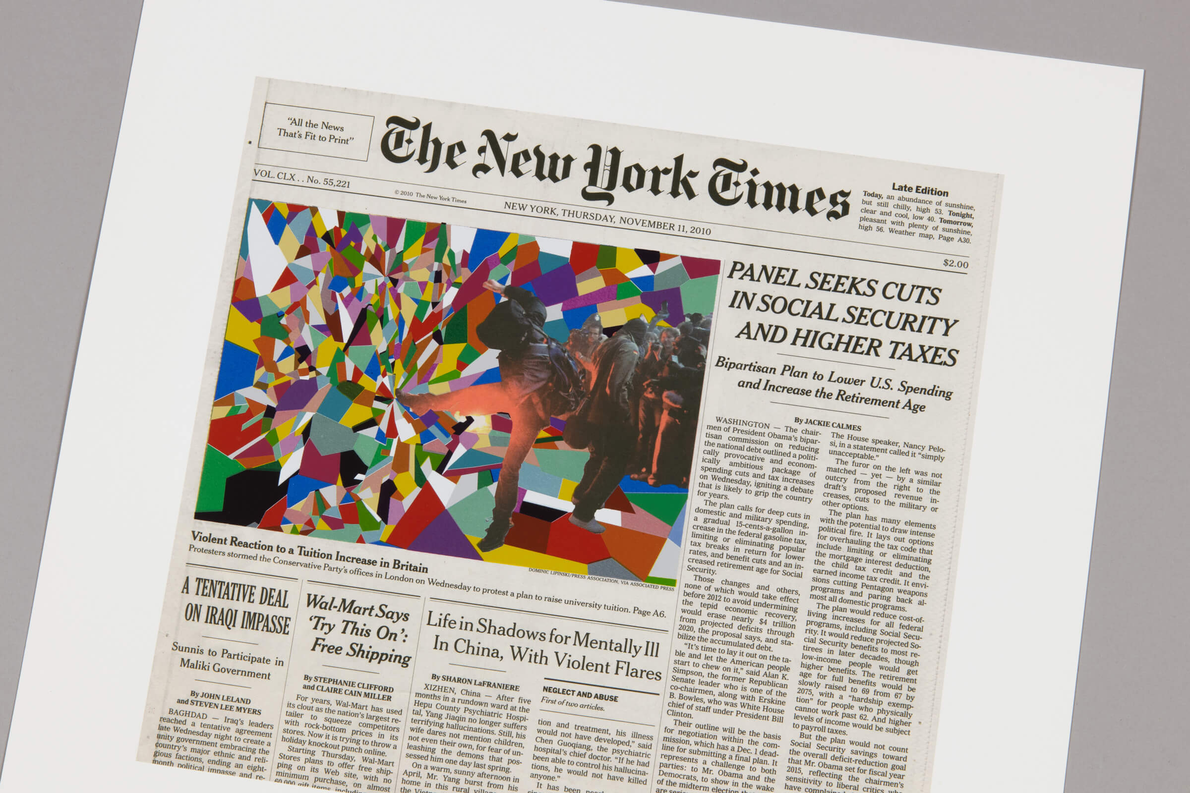 Fred Tomaselli – Nov. 11, 2010