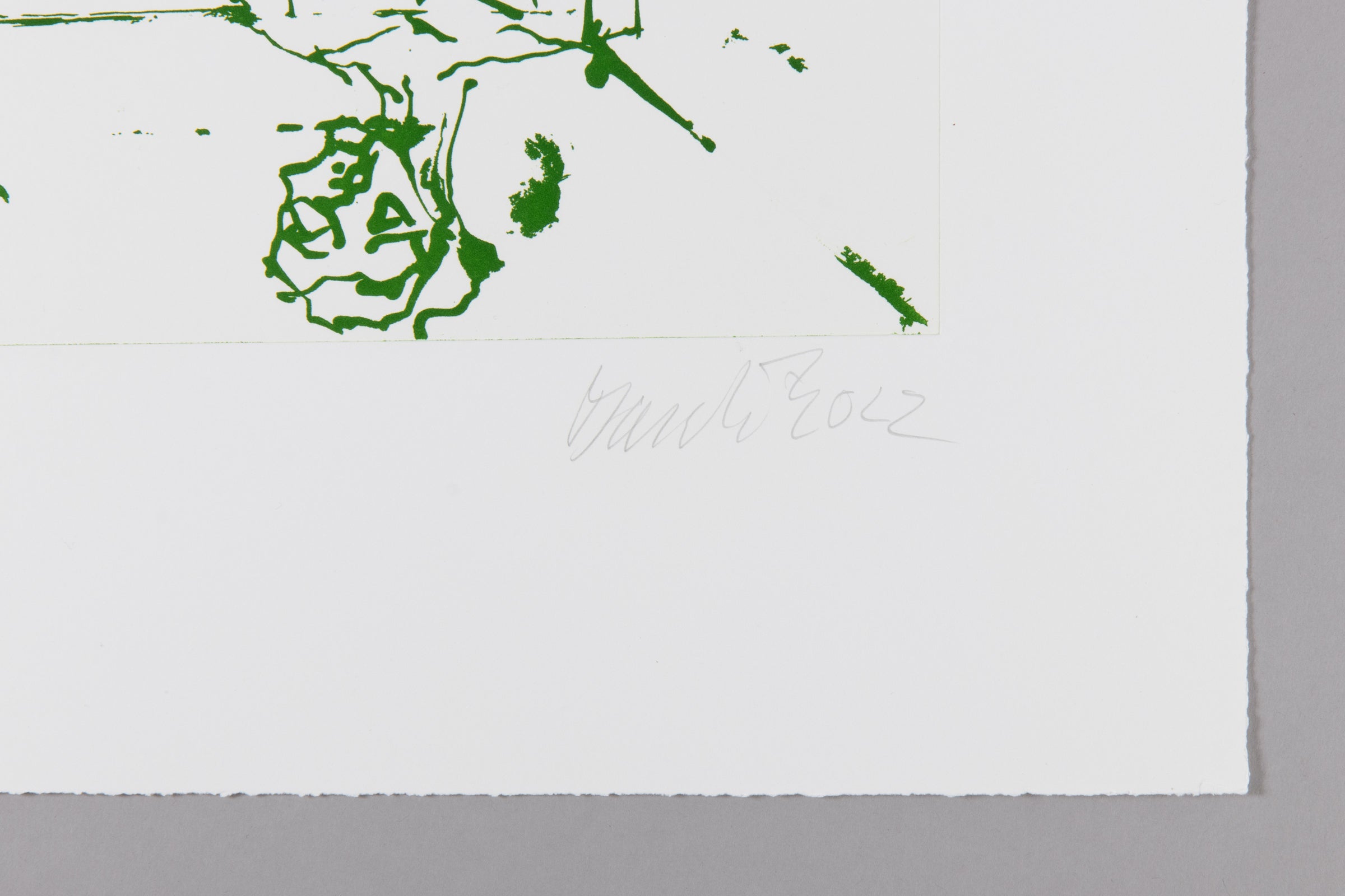 Georg Baselitz - Serpentine (Green)