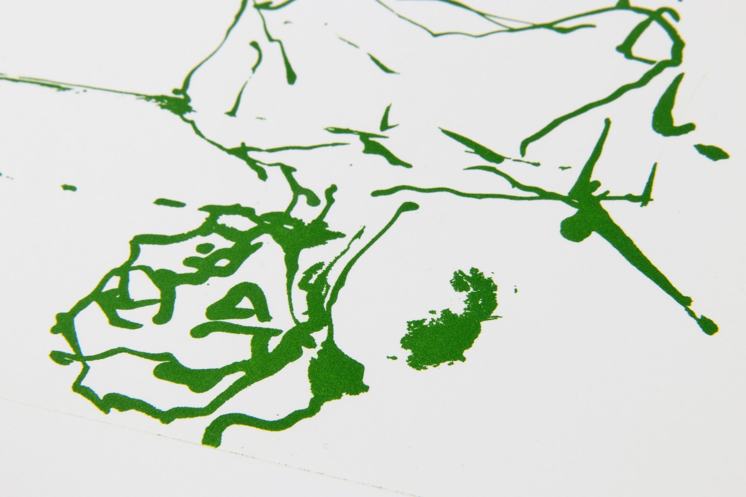 Georg Baselitz - Serpentine (Green)