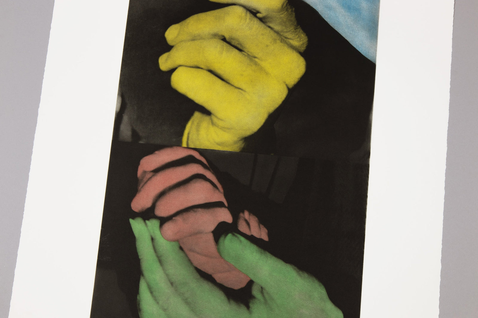 John Baldessari - Hand and Chin (with Entwined Hands)