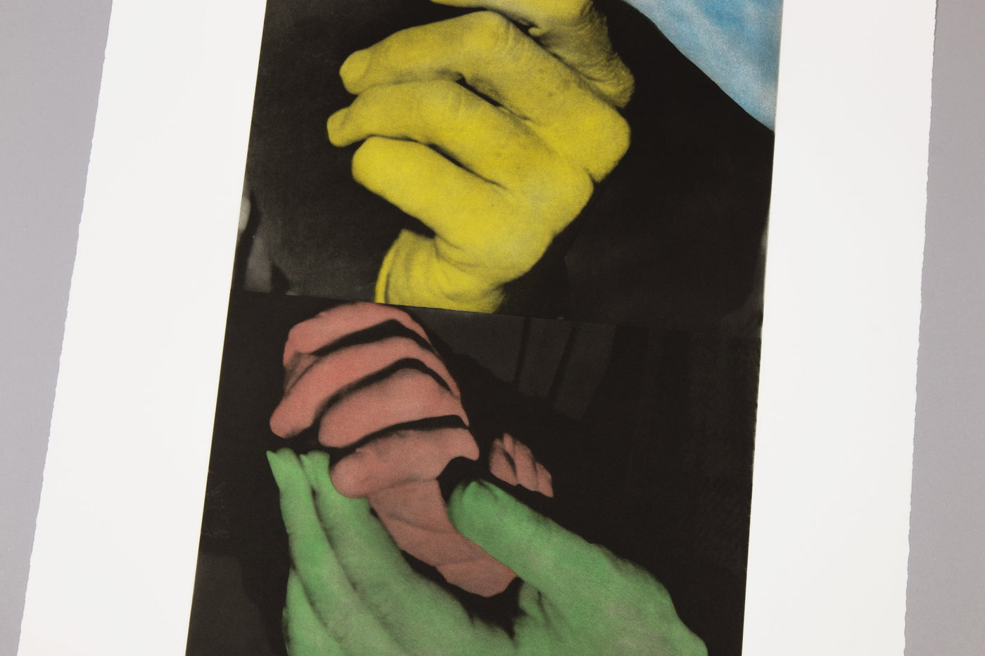 John Baldessari - Hand and Chin (with Entwined Hands)