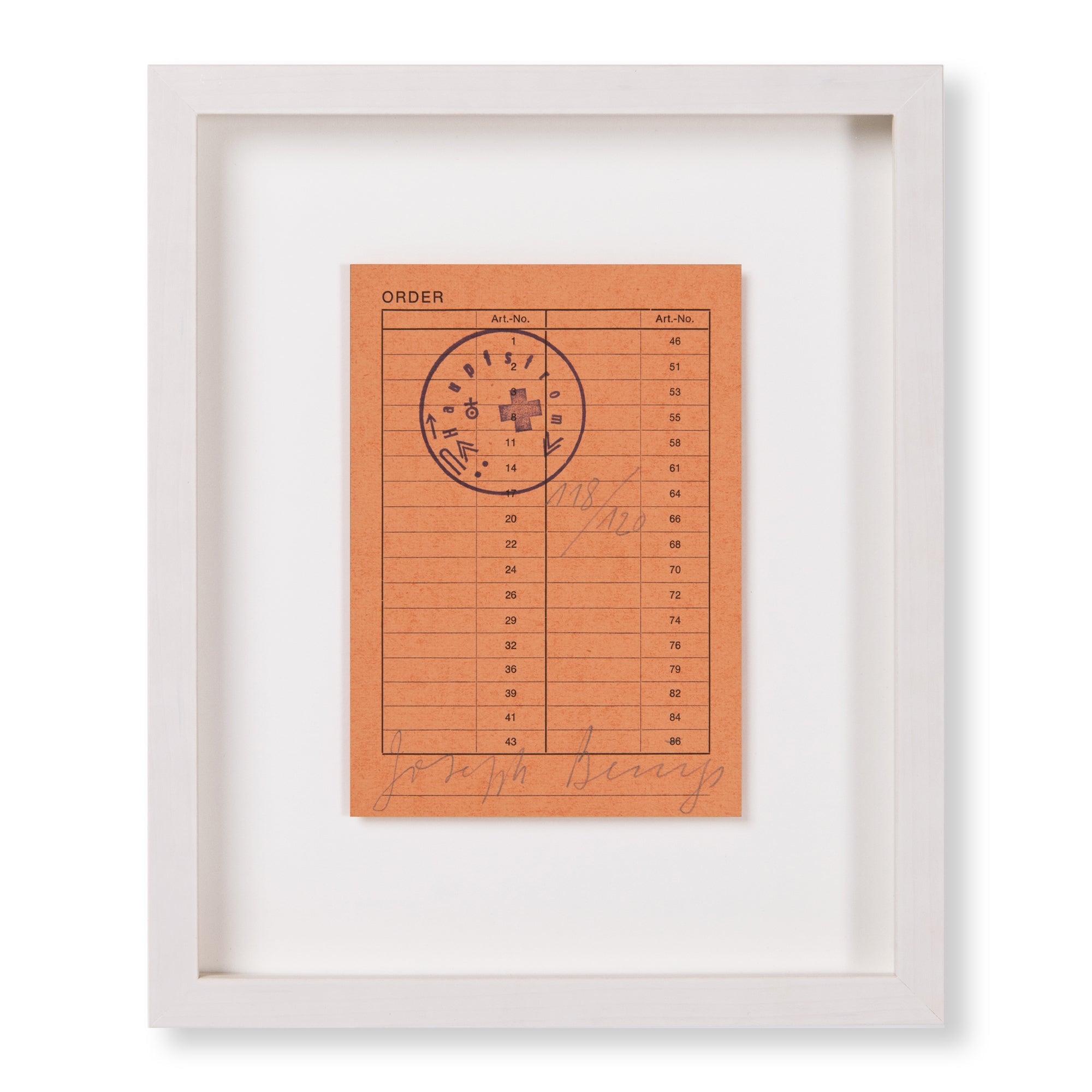 Joseph Beuys – Order