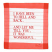 Louise Bourgeois - I Have Been to Hell and Back (Red)