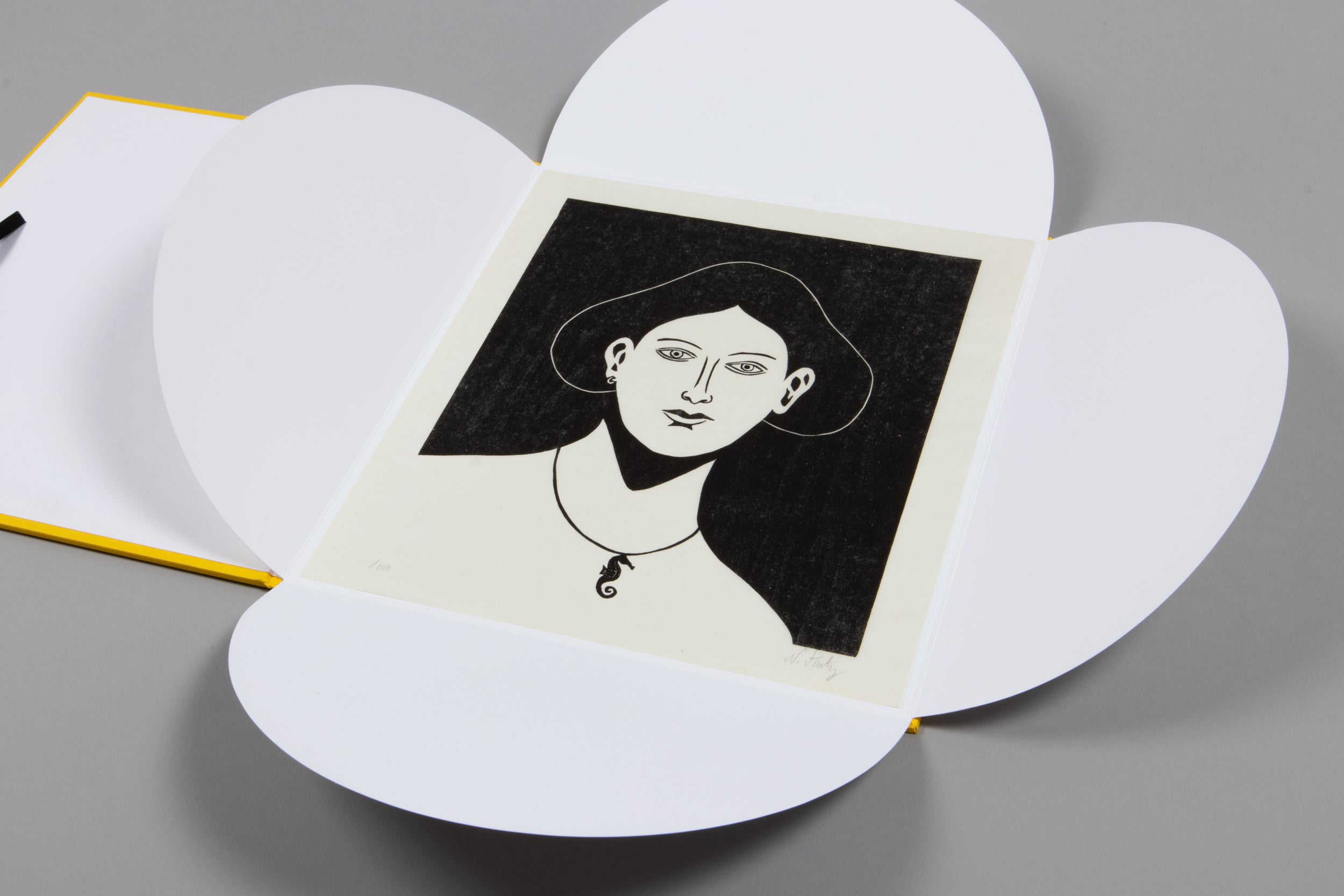 Nicolas Party - Portrait of a Seahorse Necklace