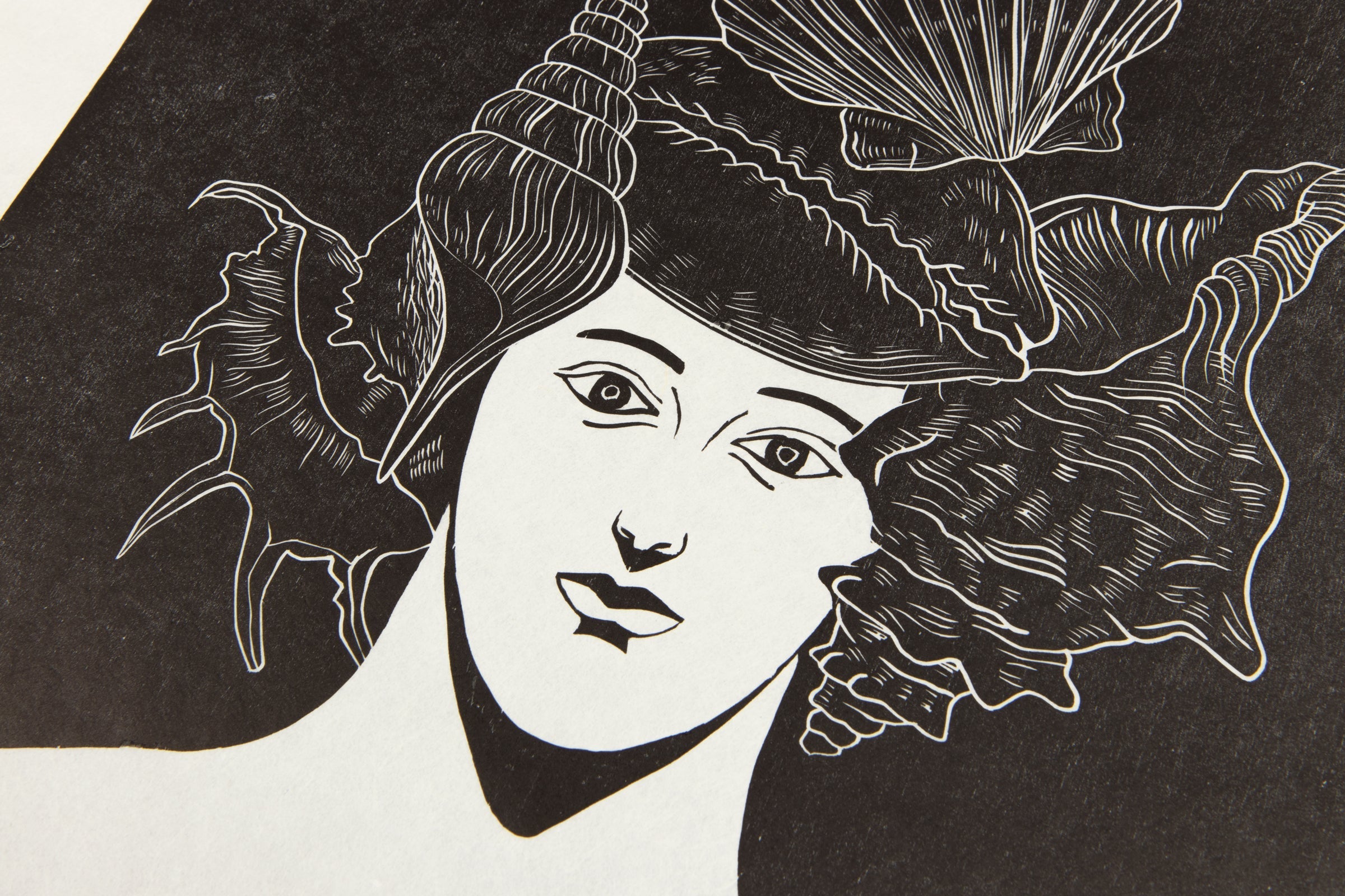 Nicolas Party - Portrait with Shells