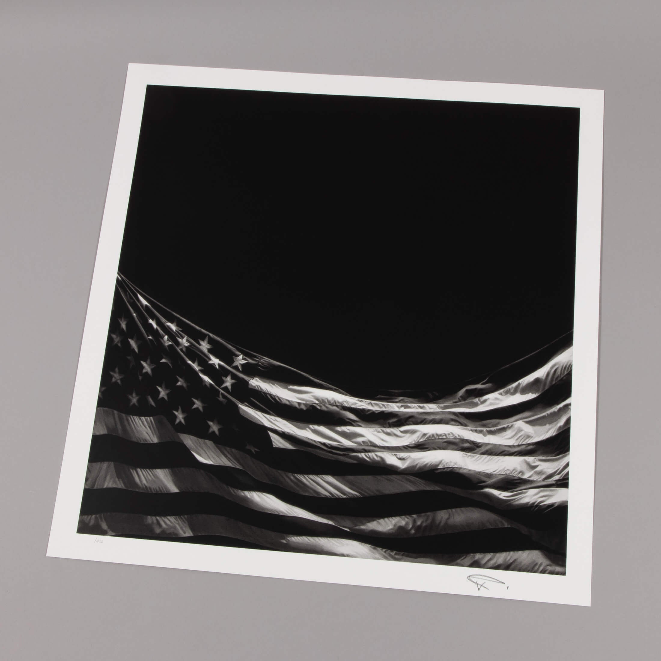 Robert Longo – Falling Flag