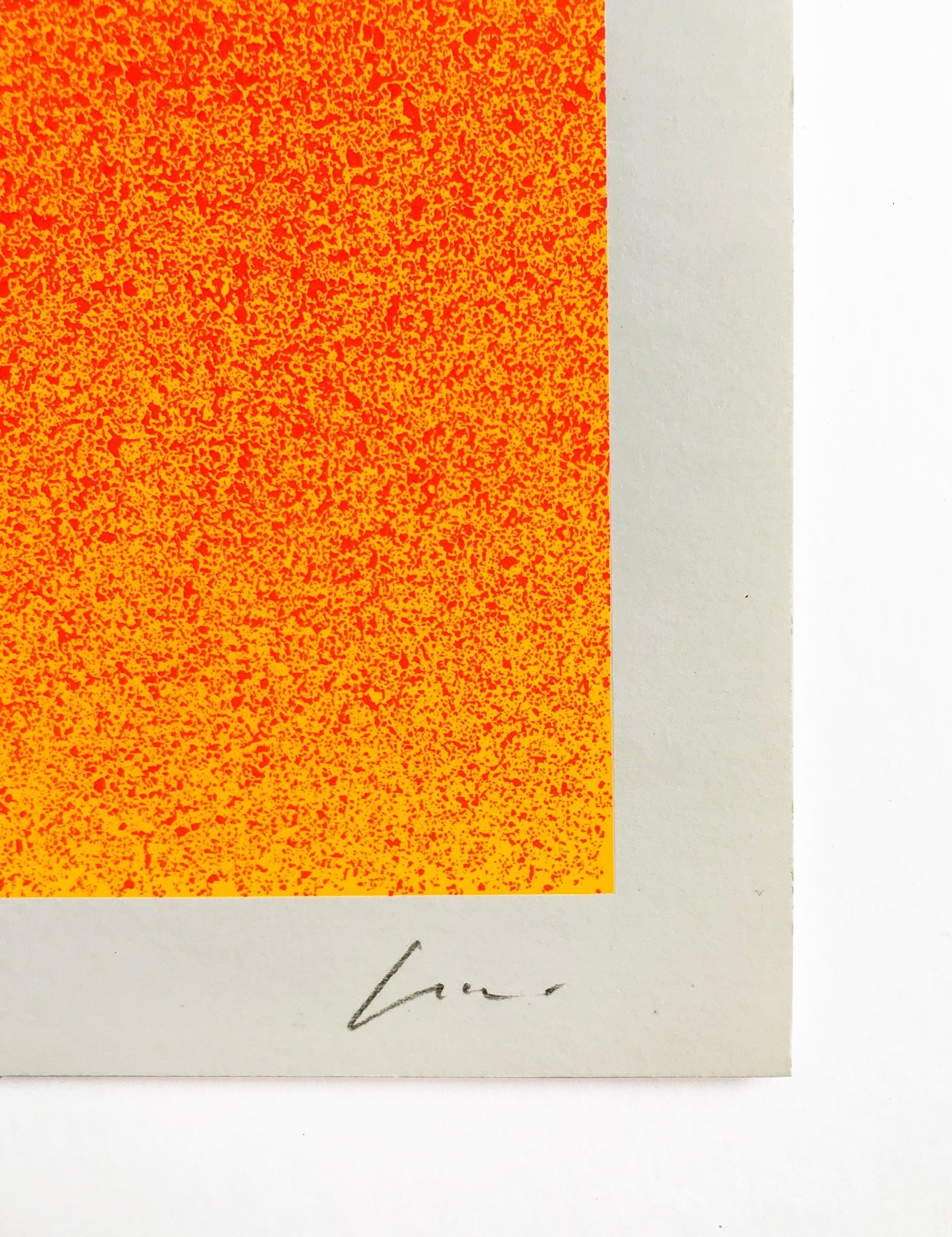 Rupprecht Geiger - Green on Orange