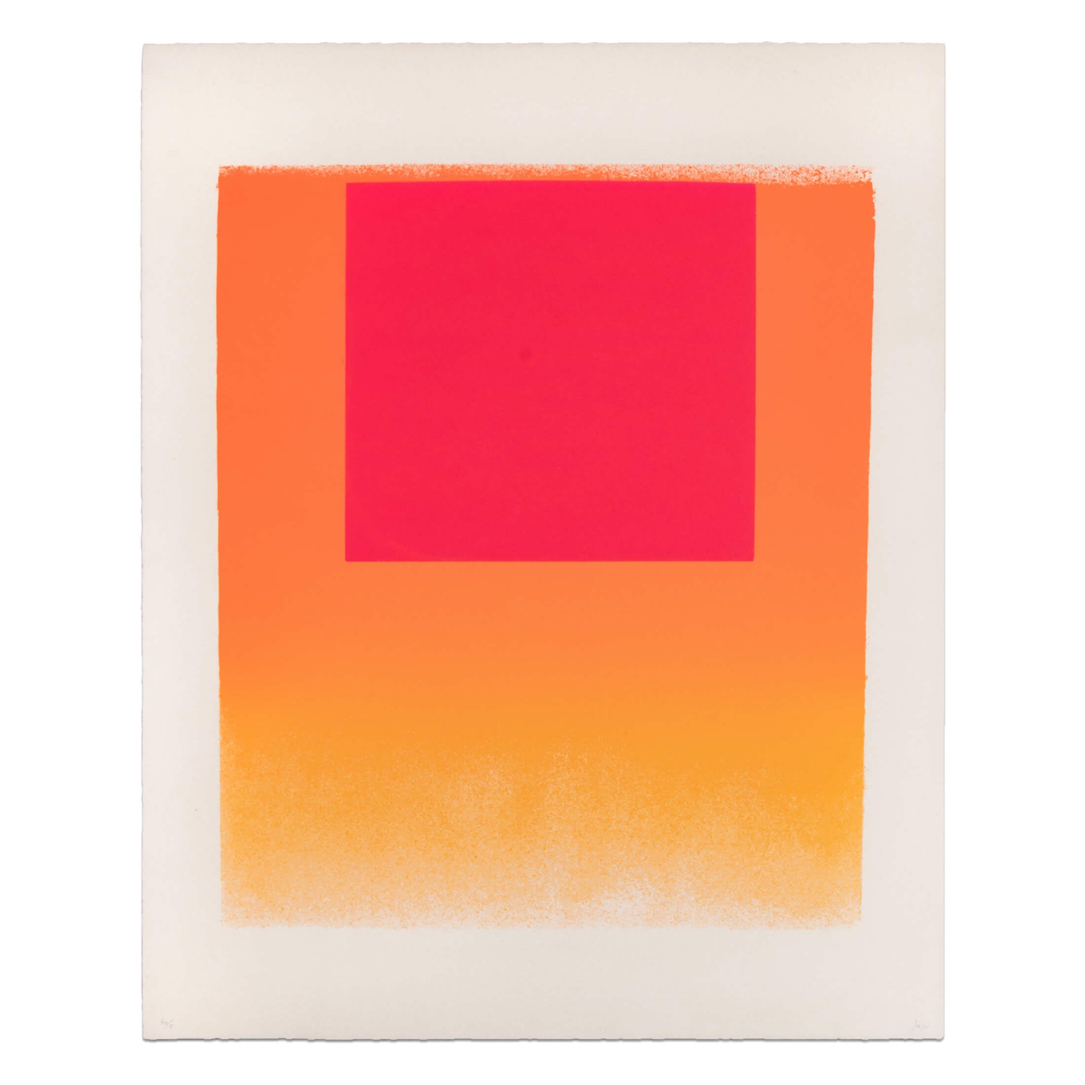 Rupprecht Geiger – Leuchtrot Orange - Leuchtrot Warm