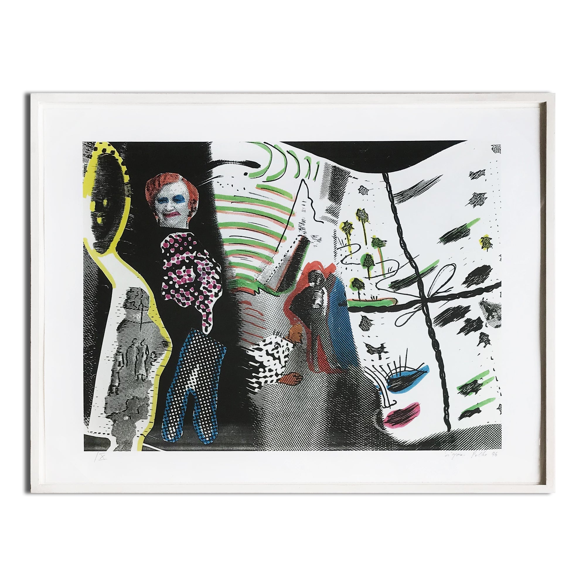 Sigmar Polke - S. schmeckt Pfirsich von H.