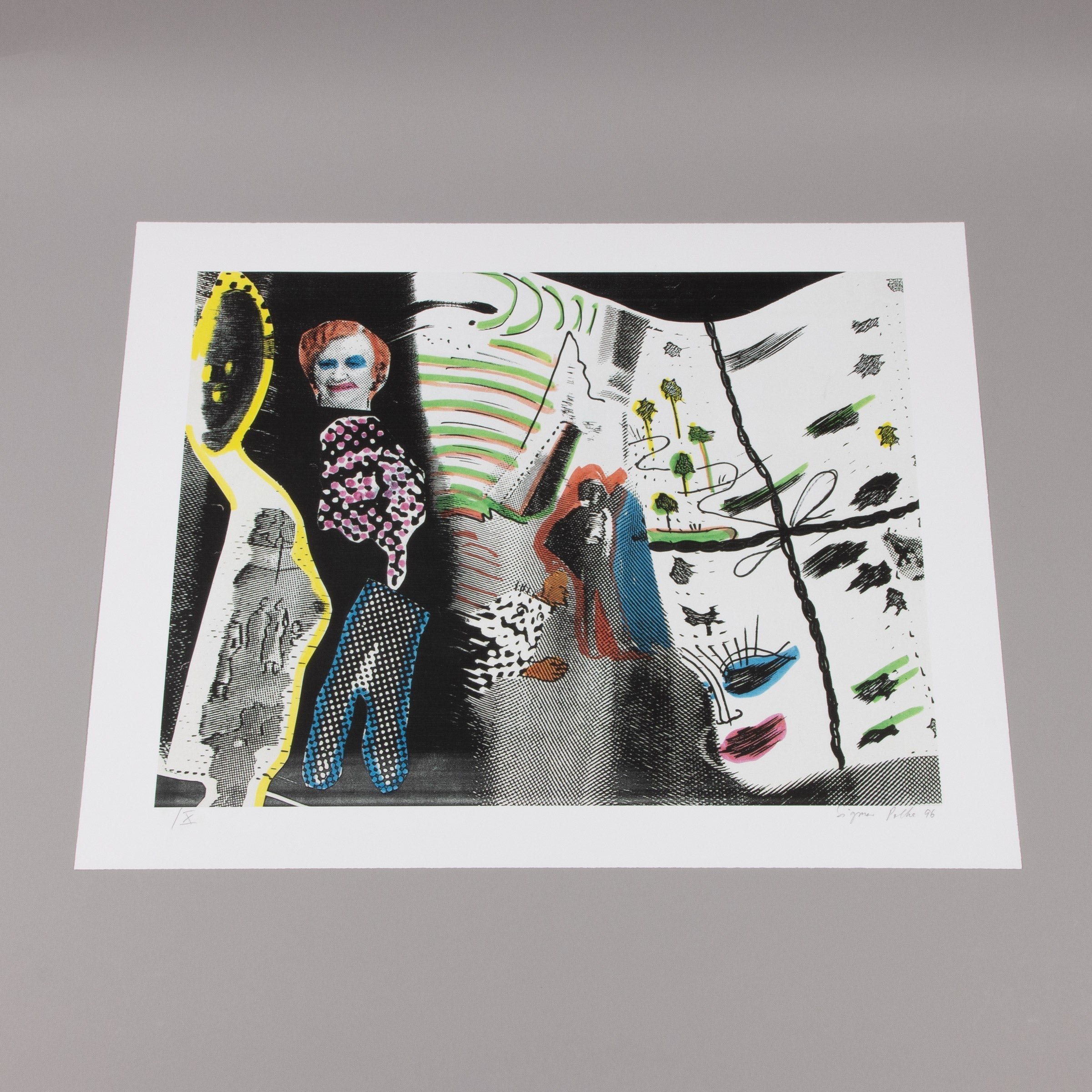 Sigmar Polke - S. schmeckt Pfirsich von H.