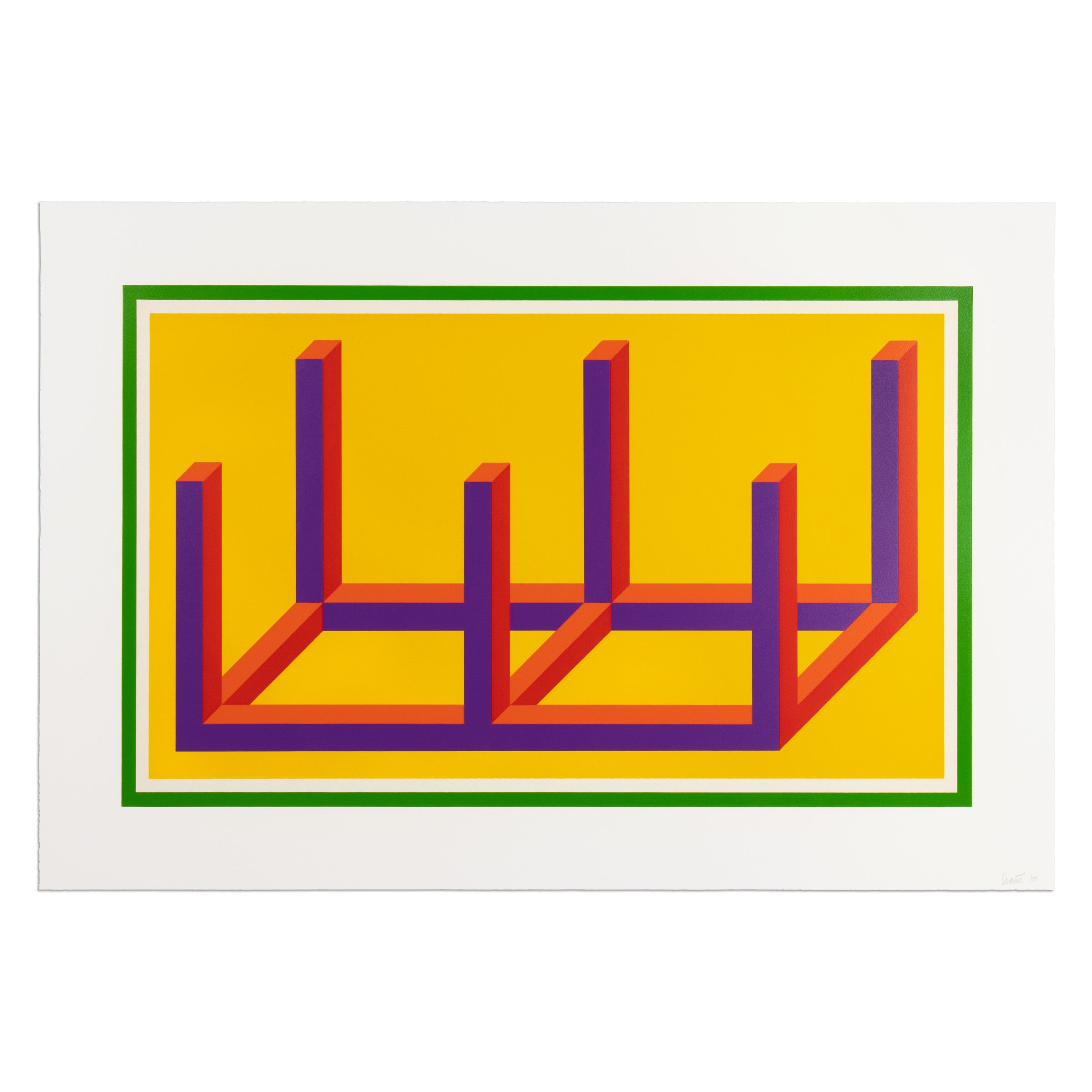 Sol LeWitt - Isometric Figures I