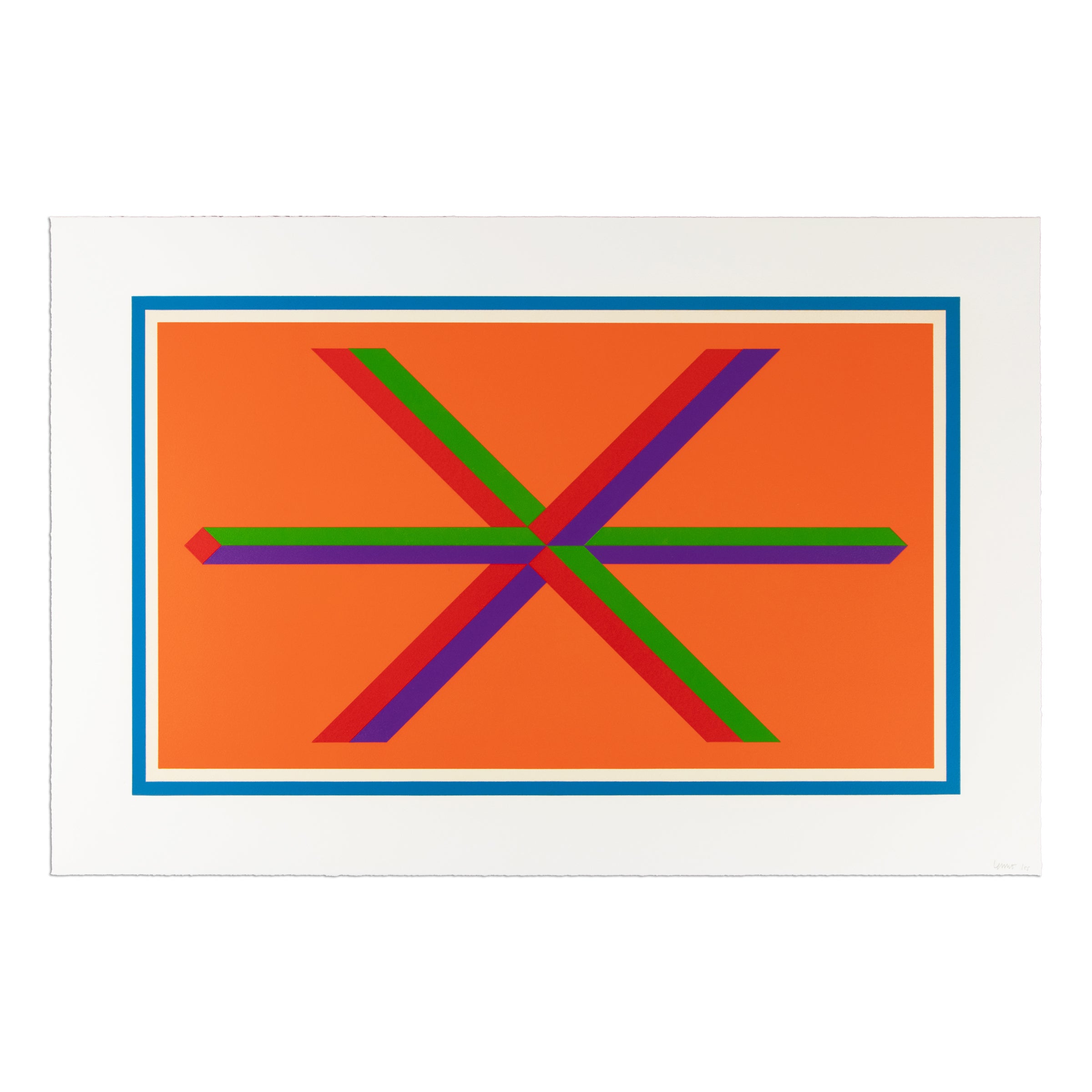 Sol LeWitt - Isometric Figures IV