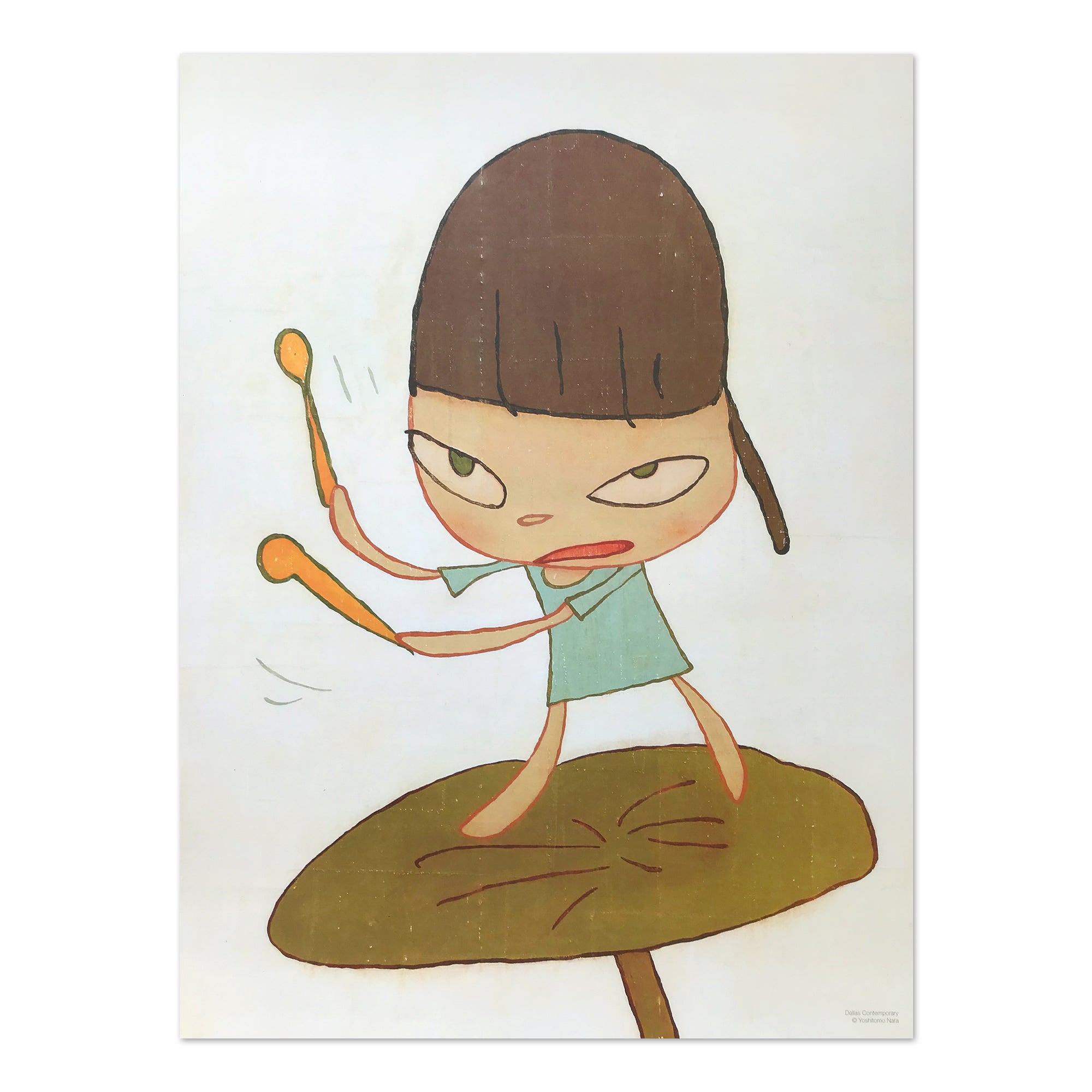 Yoshitomo Nara - Marching on a Butterbur Leaf