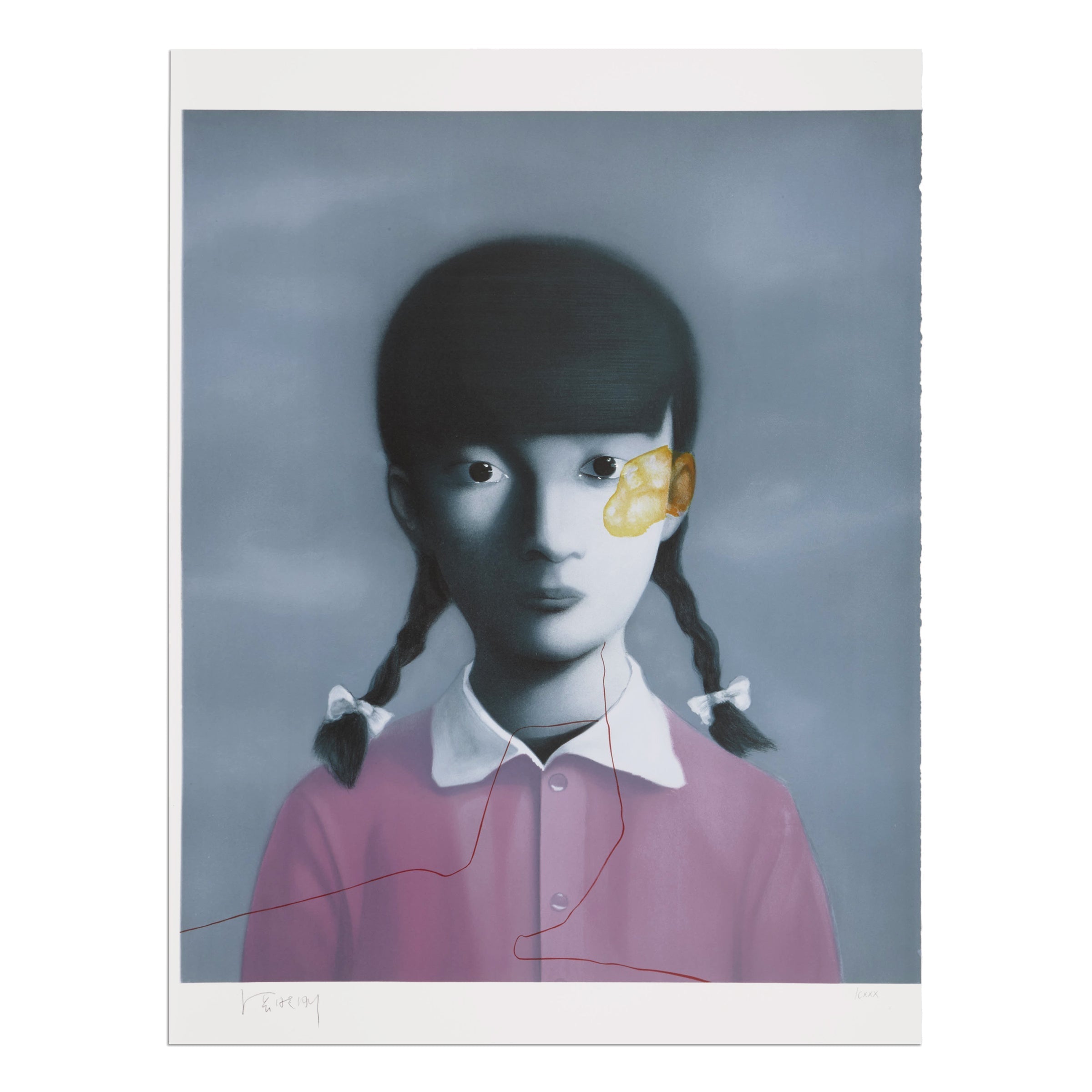 Zhang Xiaogang – Filette en Violette