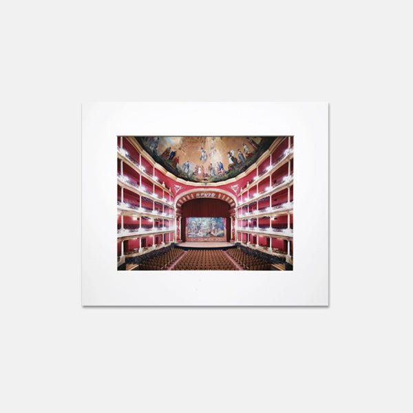 Contemporary photography by Candida Höfer showing the ornate interior of Teatro Degollado in Guadalajara