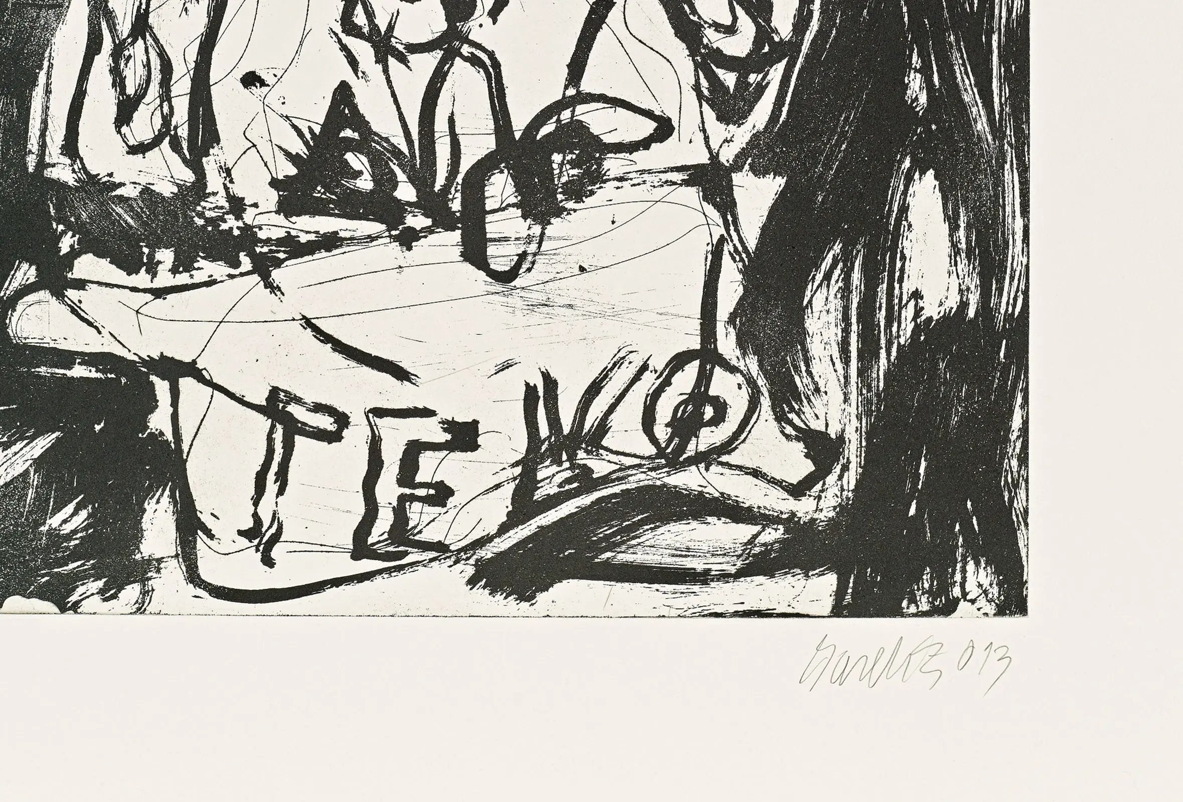 Georg Baselitz - Farewell Bill #4