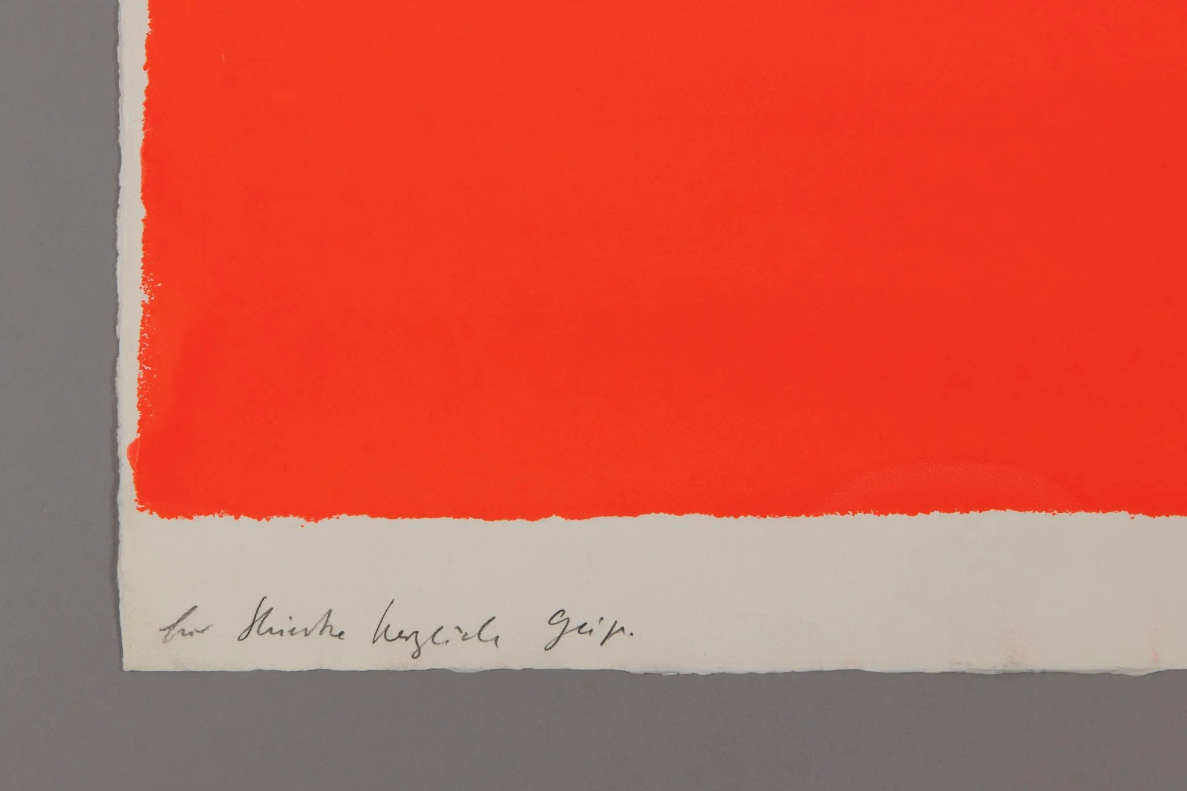 Rupprecht Geiger - Großes blaues Rund (blau - orange)